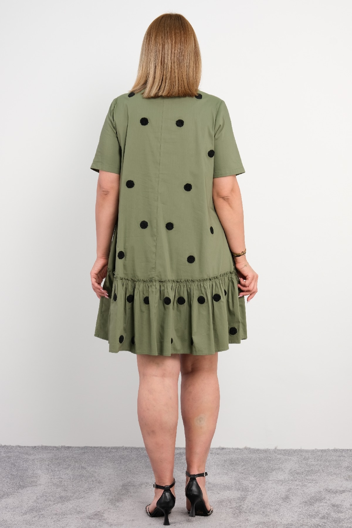 Casual Dresses-Khaki