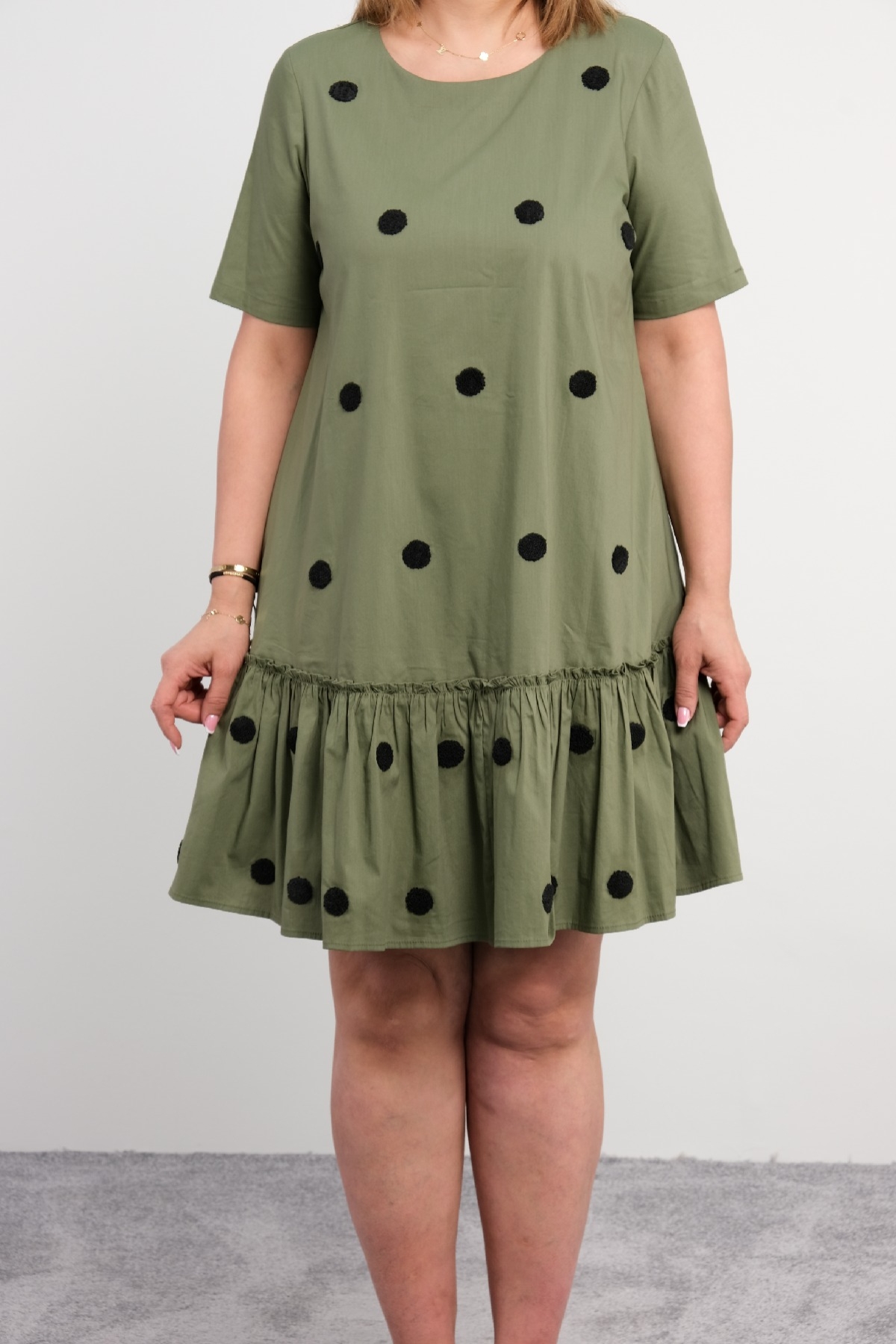 Casual Dresses-Khaki