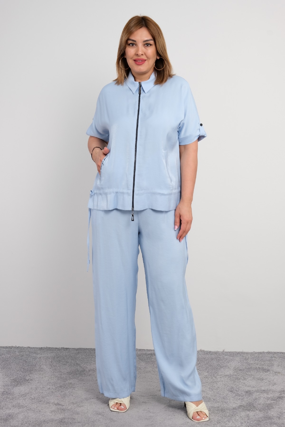 Two-Piece Suit-Blue
