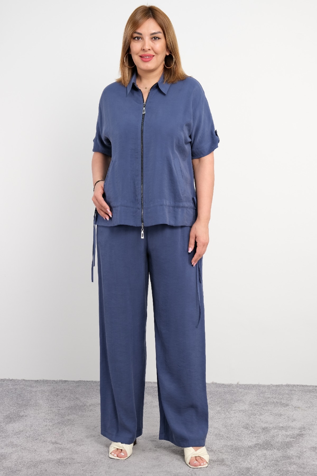 Two-Piece Suit-Indigo