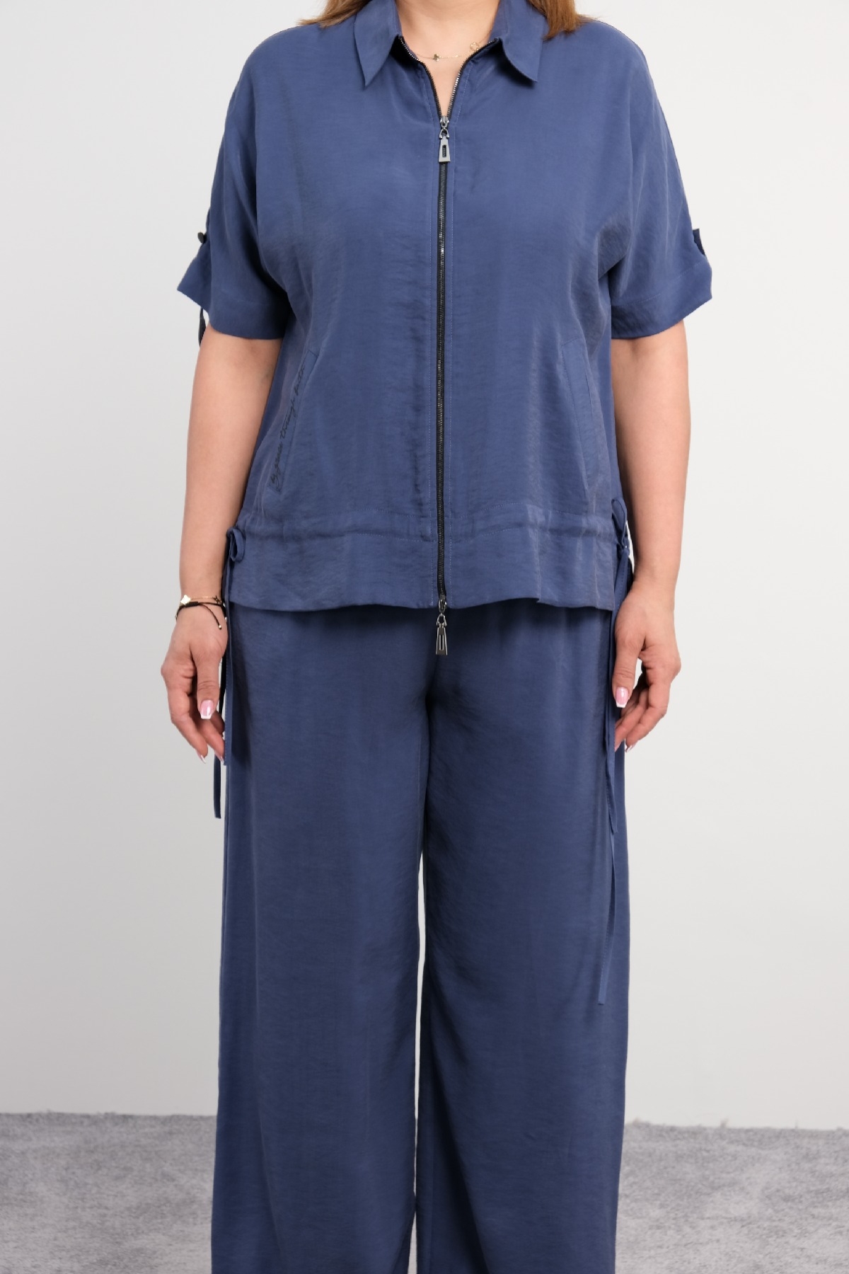 Two-Piece Suit-Indigo