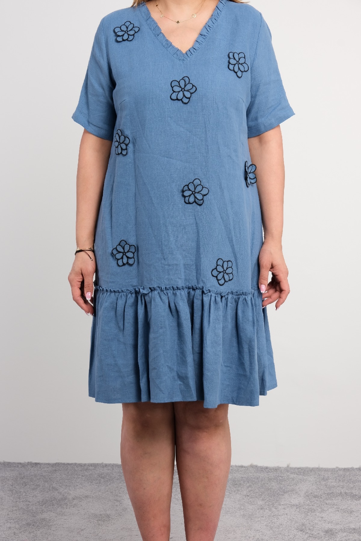 Casual Dresses-Indigo