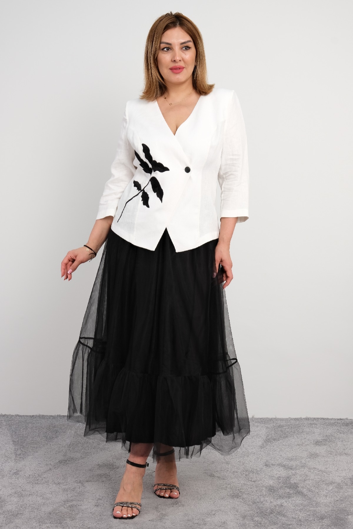 Two-Piece Suit-White