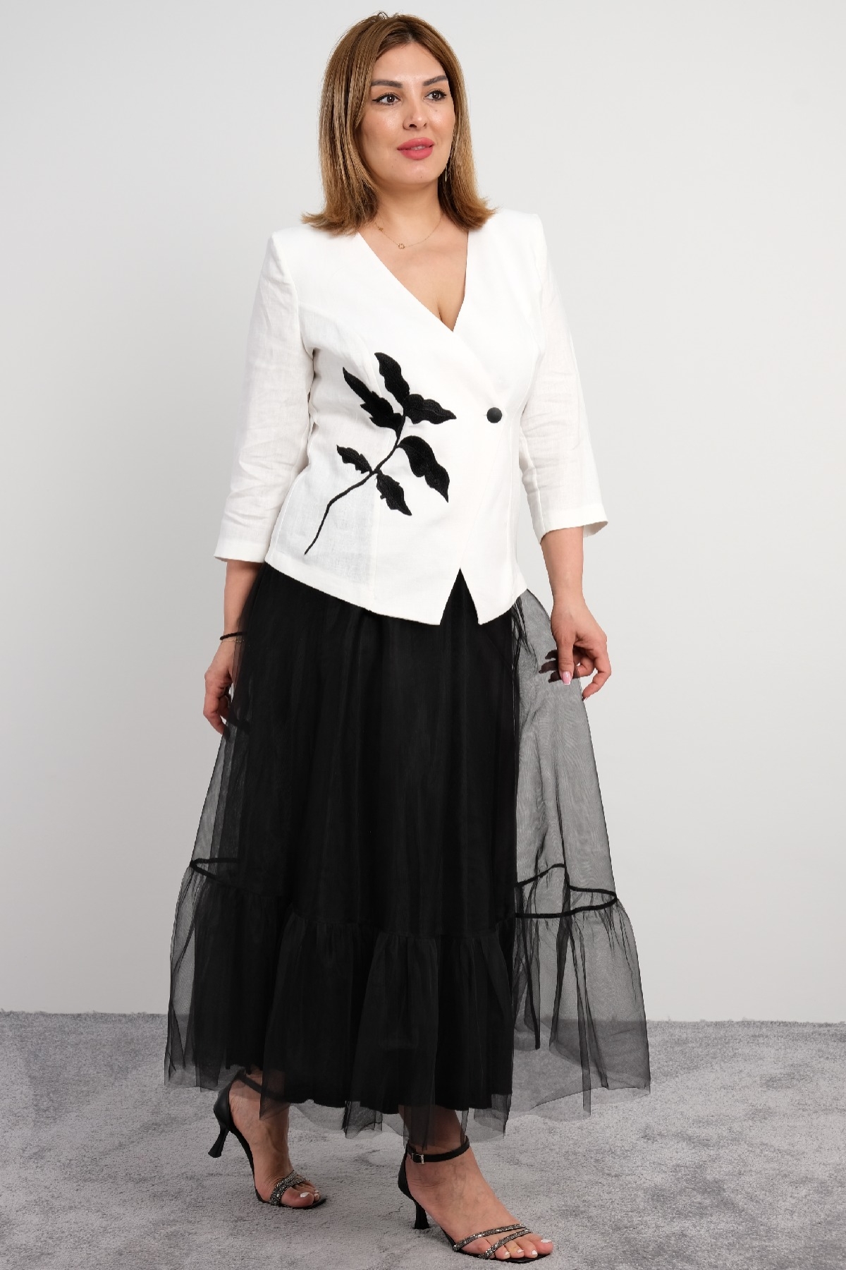 Two-Piece Suit-White