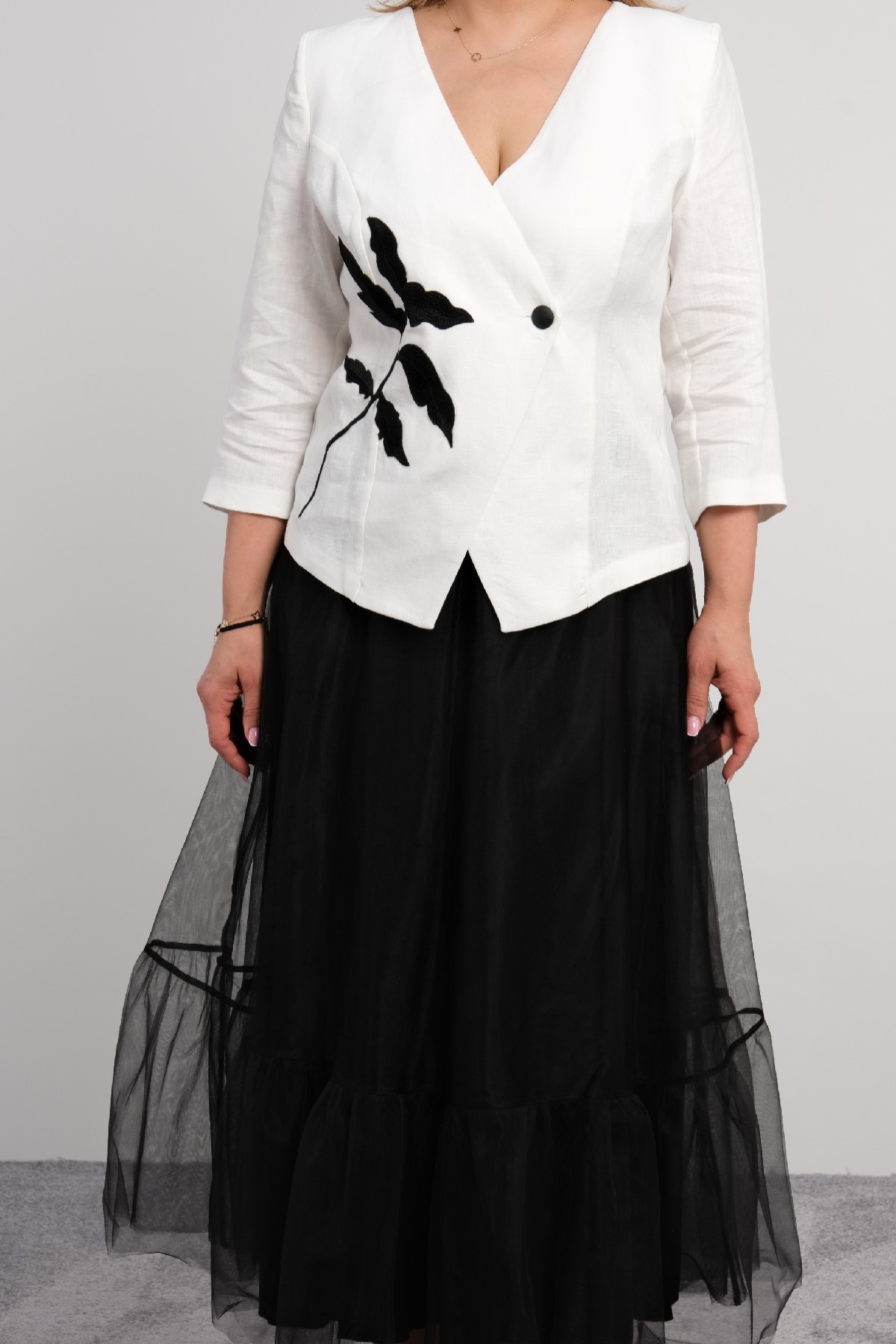 Two-Piece Suit-White