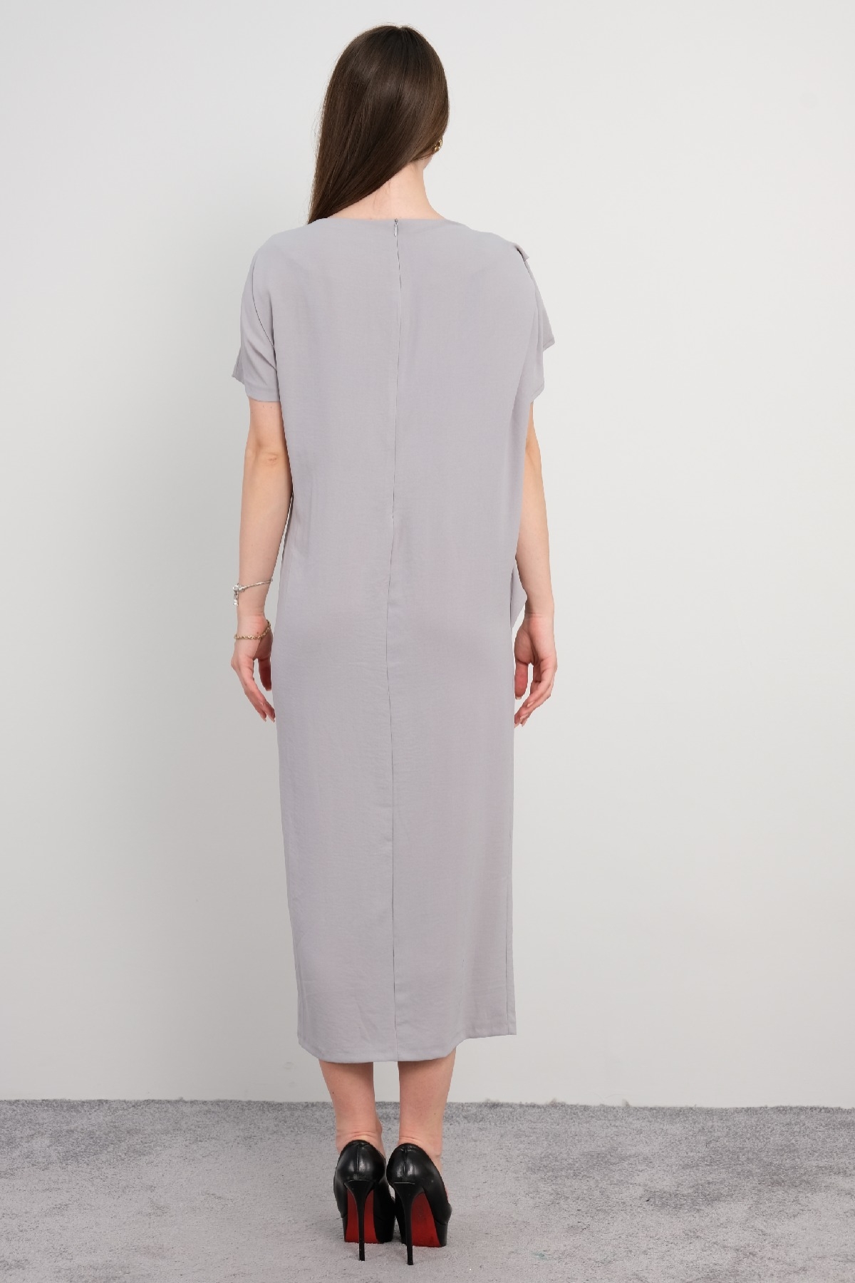 Casual Dresses-Grey