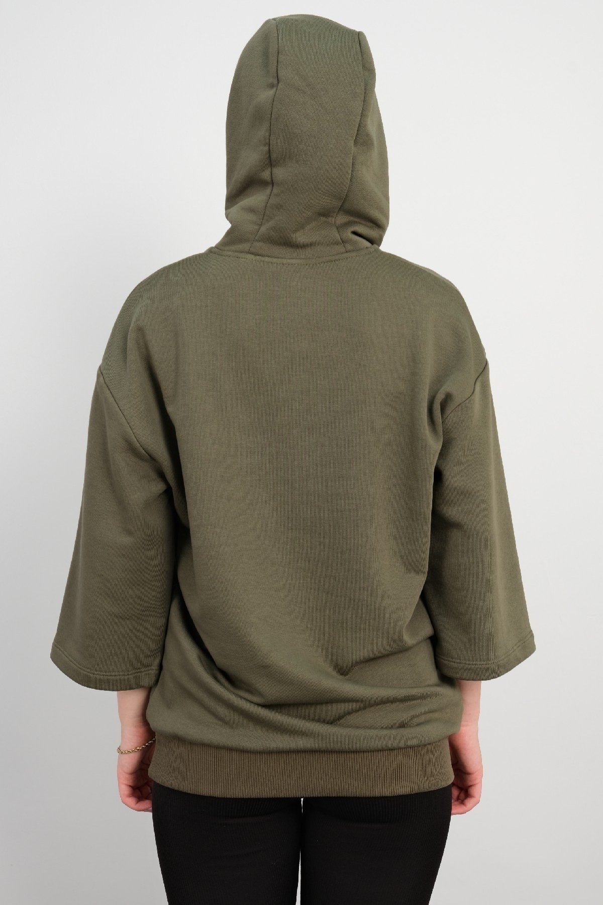 Свитшот с капюшоном-Хаки