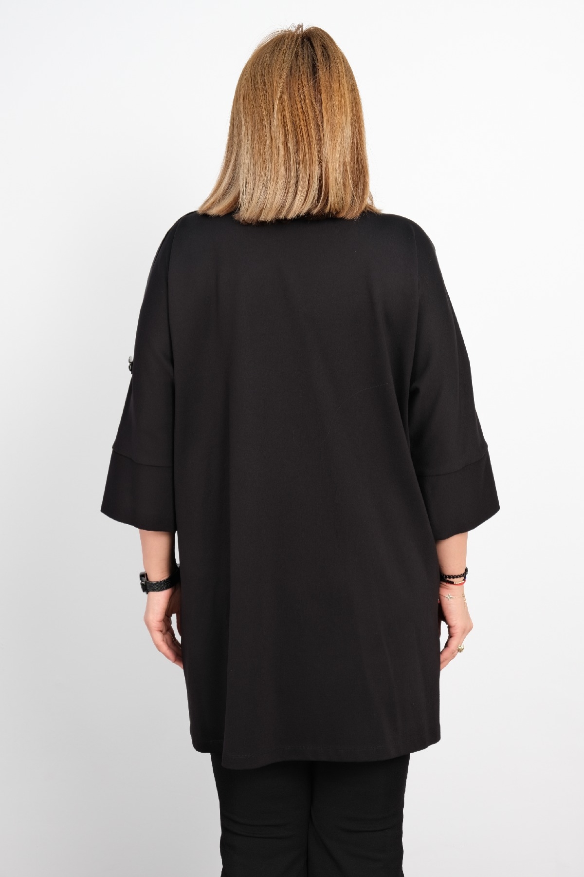 Plus Size Jacket-Black