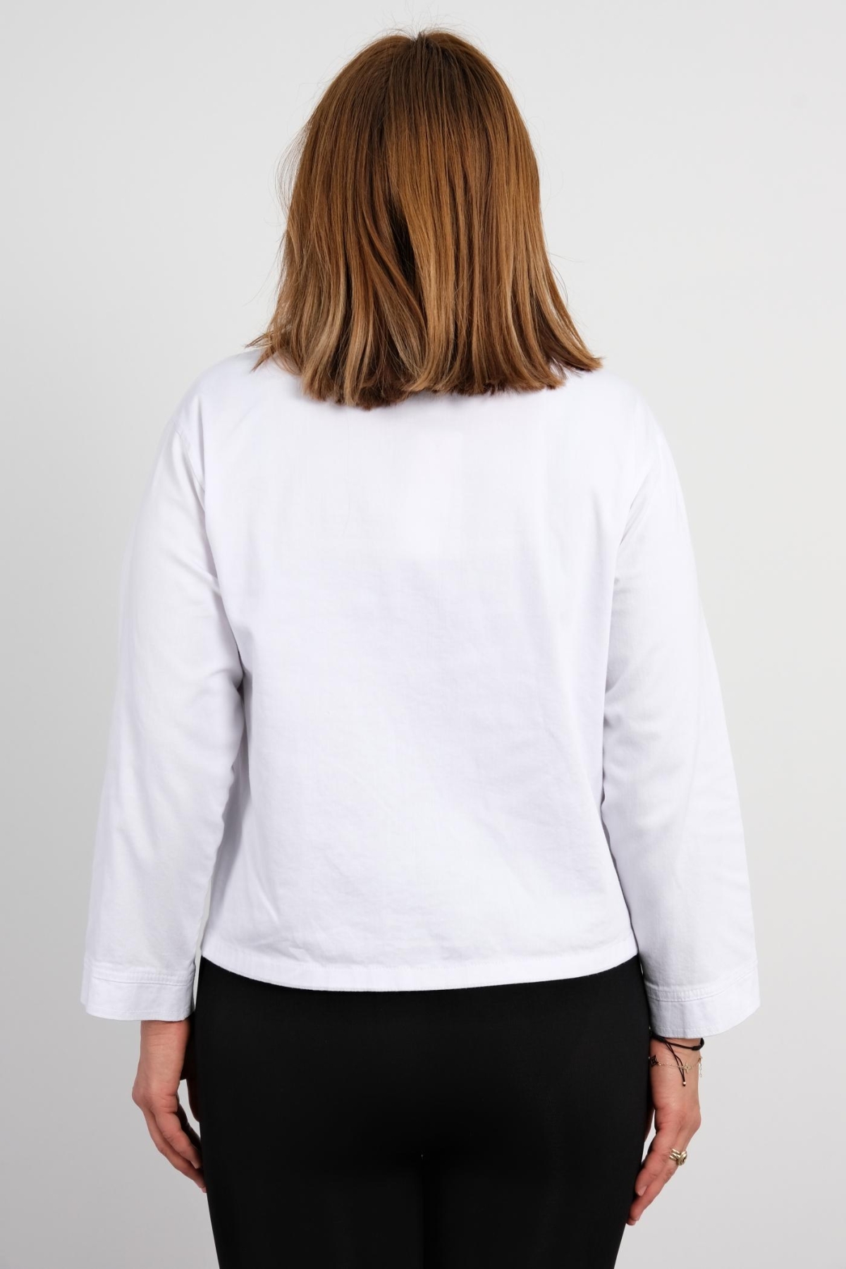 Plus Size Jacket-White