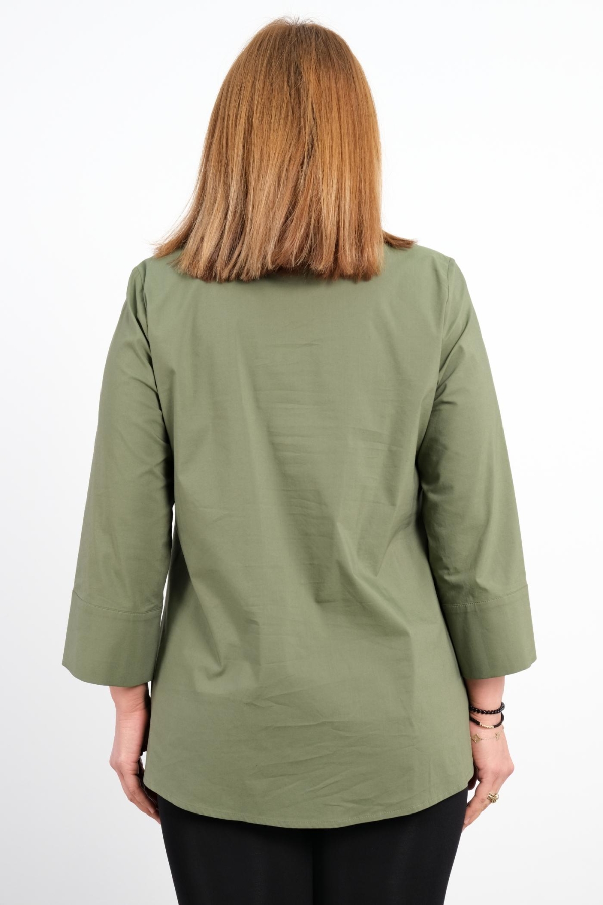 Plus Size Shirt-Khaki