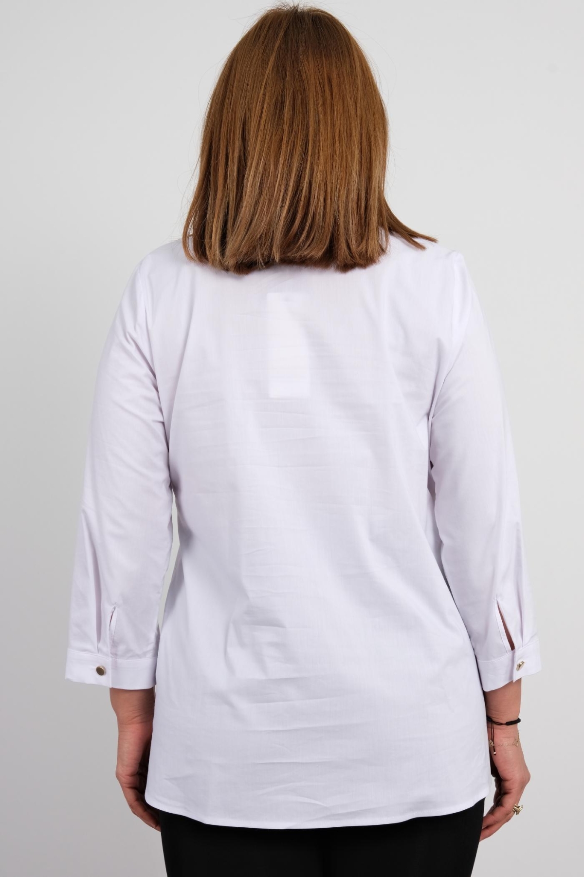 Plus Size Shirt-White
