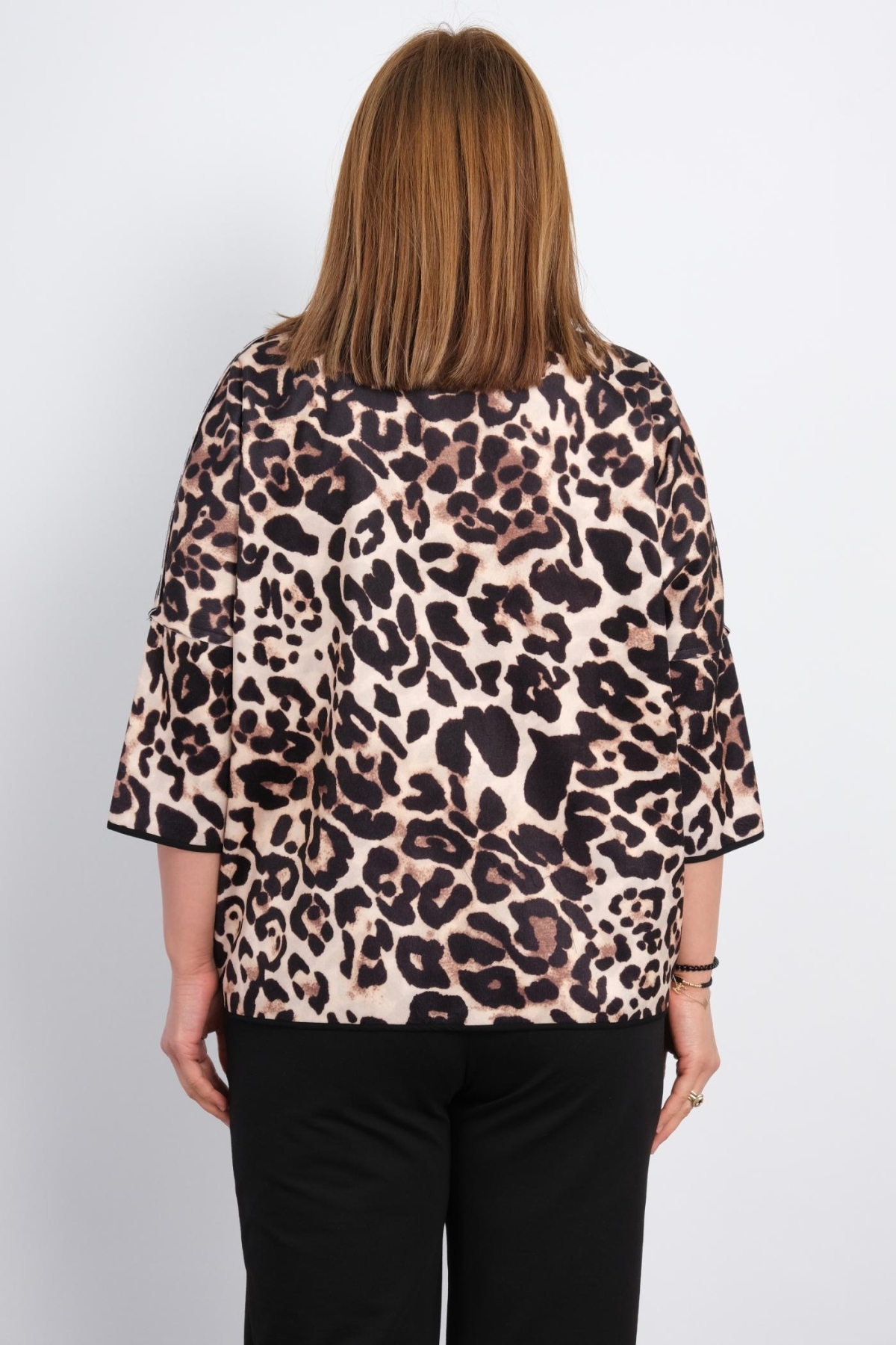 Plus Size Short Sport Jacket-Mink