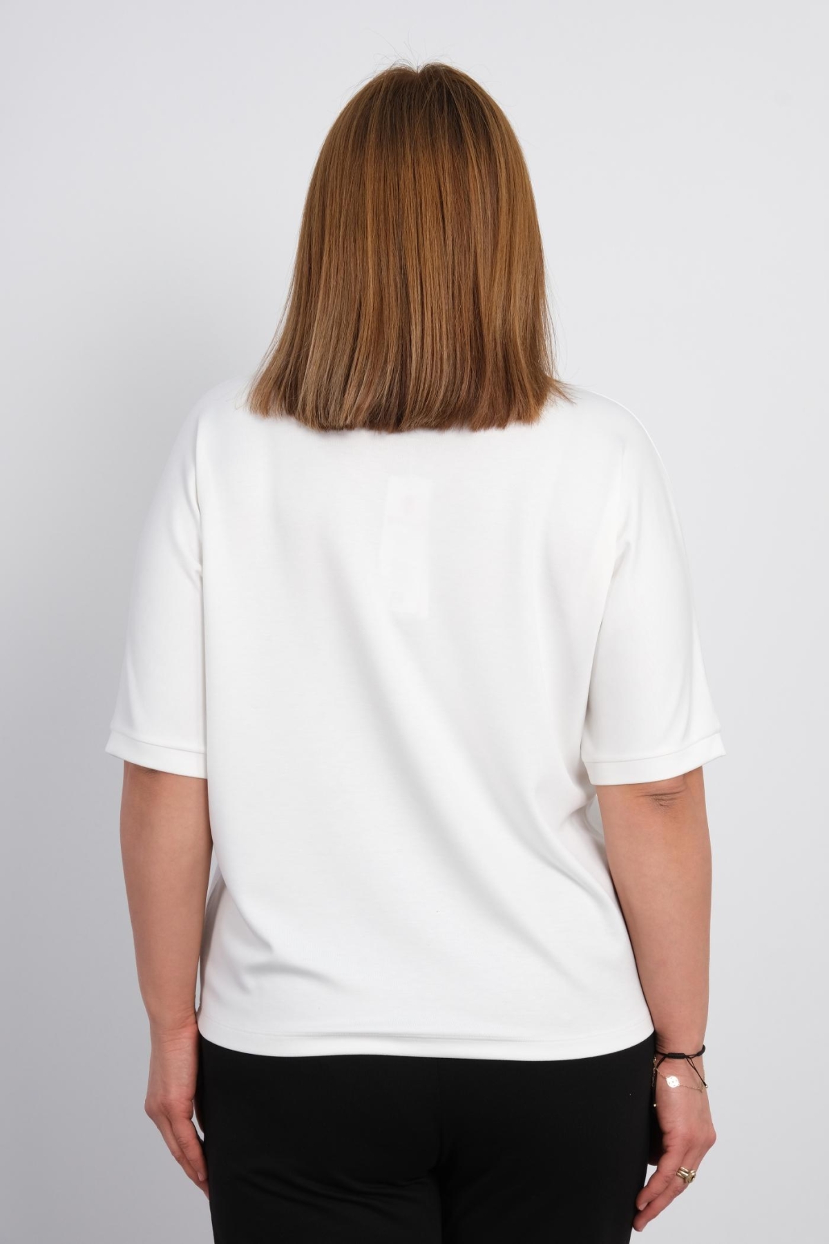 Plus Size Blouse-White