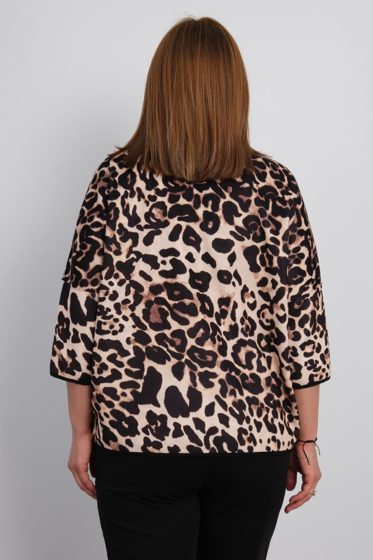 Plus Size Classic Jacket-Mink