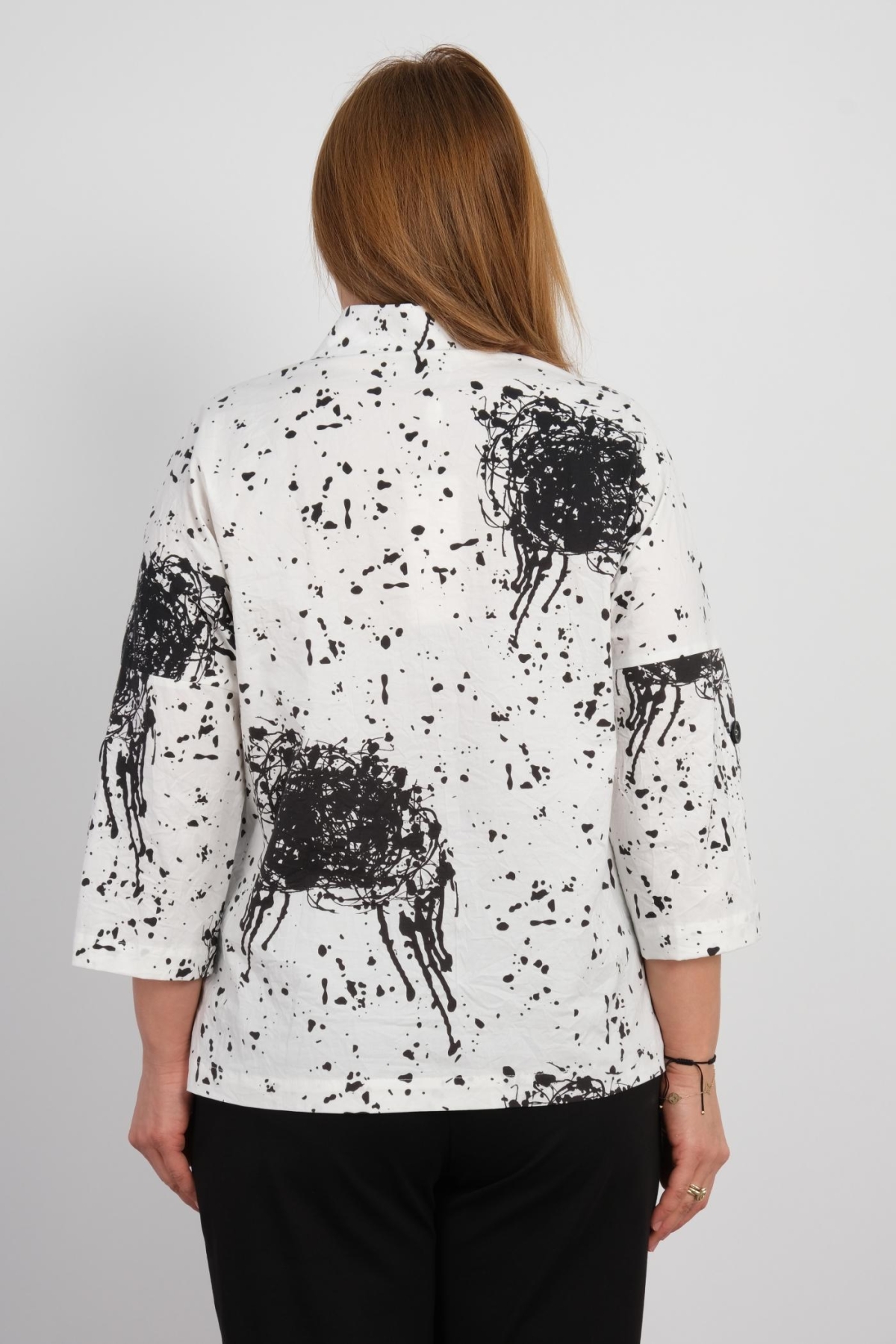 Plus Size Blouse-White