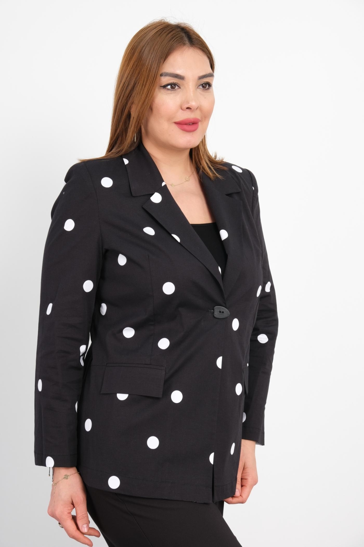 Plus Size Jacket-Black