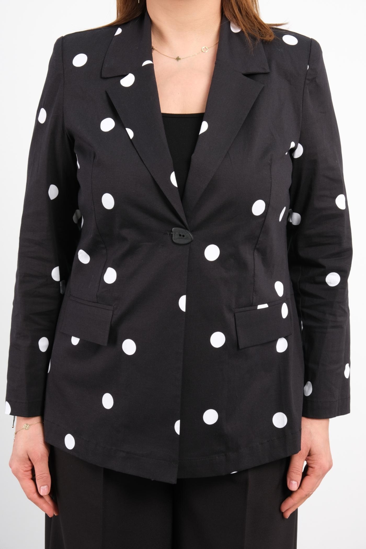 Plus Size Jacket-Black