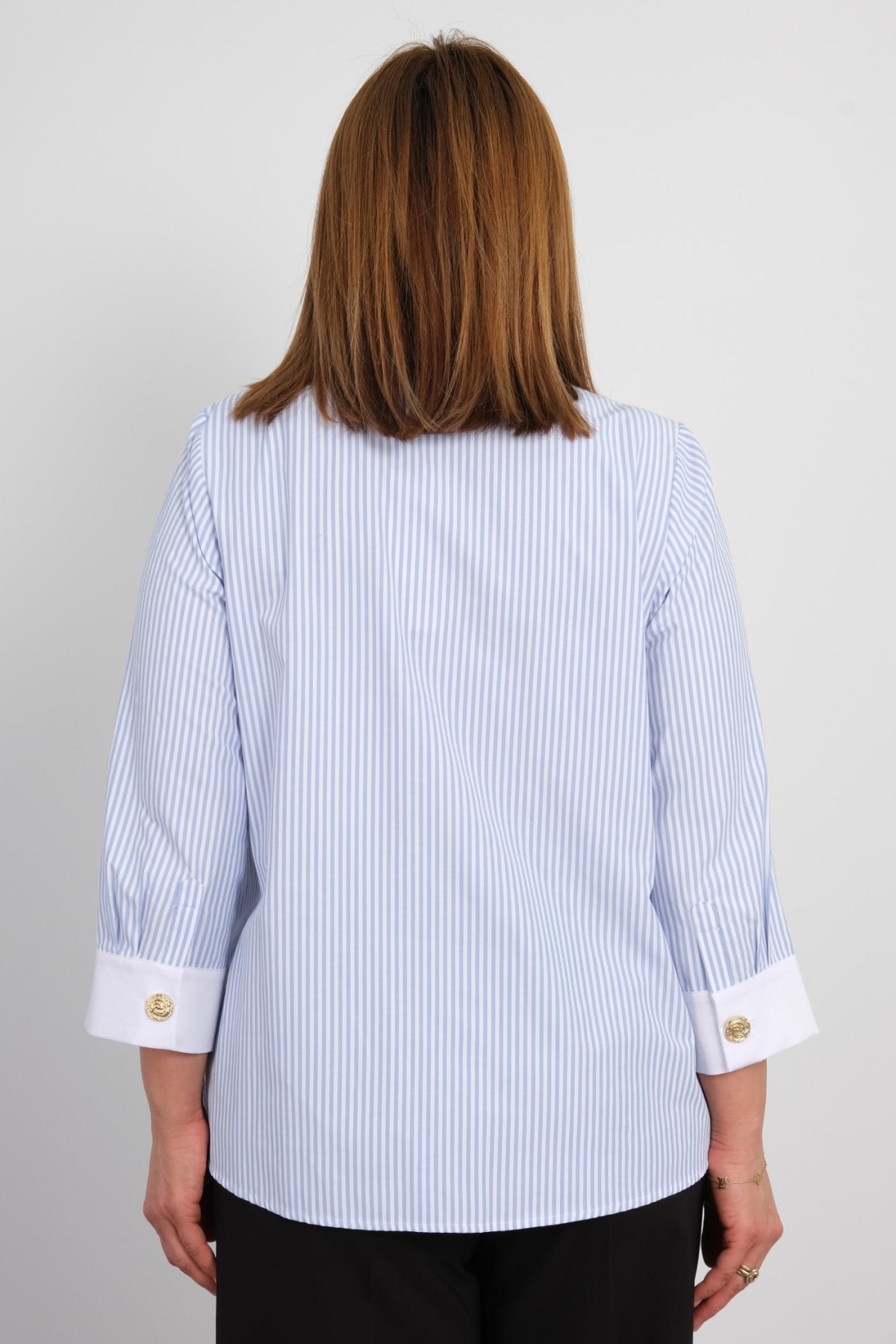 Plus Size Shirt-Dark Blue
