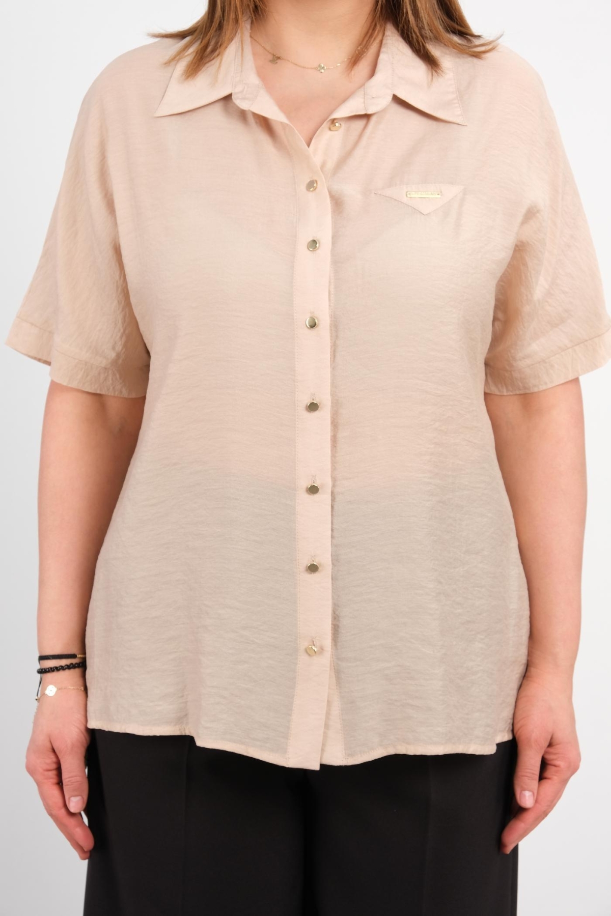 Plus Size Shirt-Mink