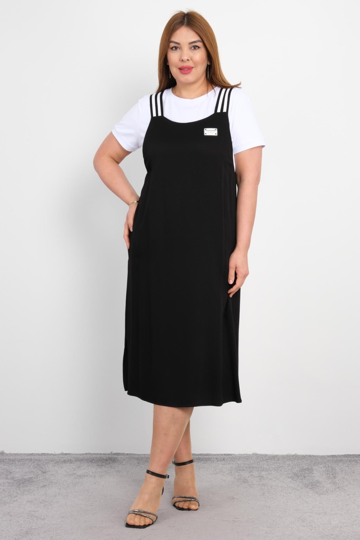 Plus Size Dress-Black
