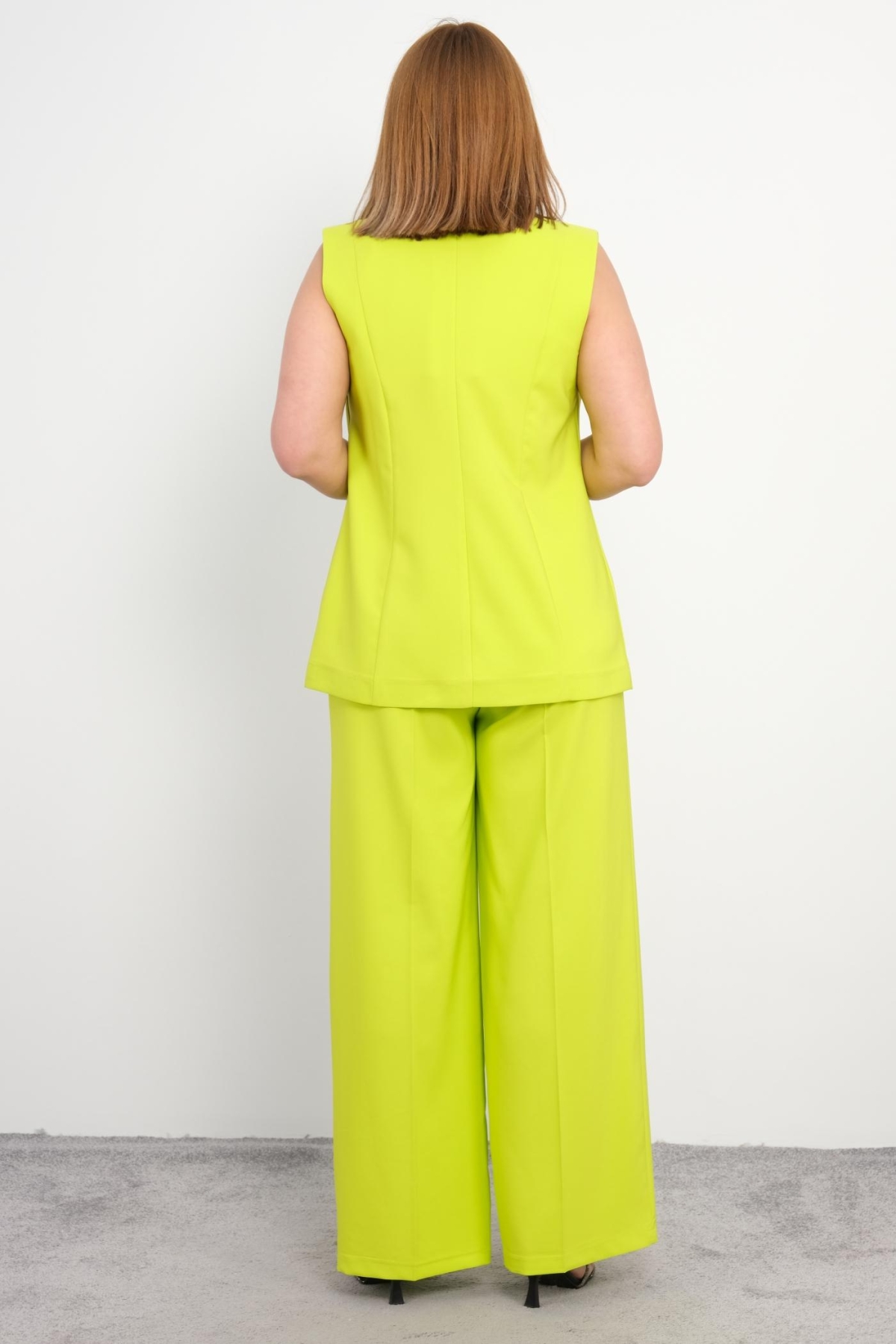 Plus Size Two-Piece Set-Green