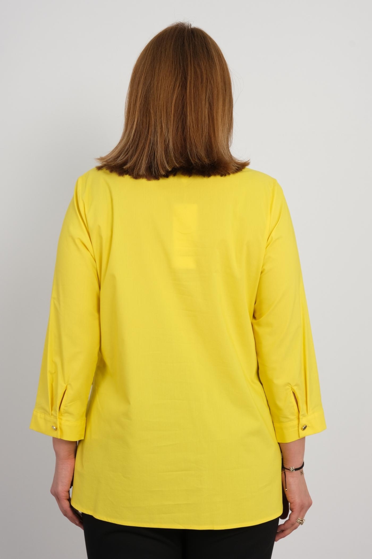 Super Plus Size Shirt-Yellow