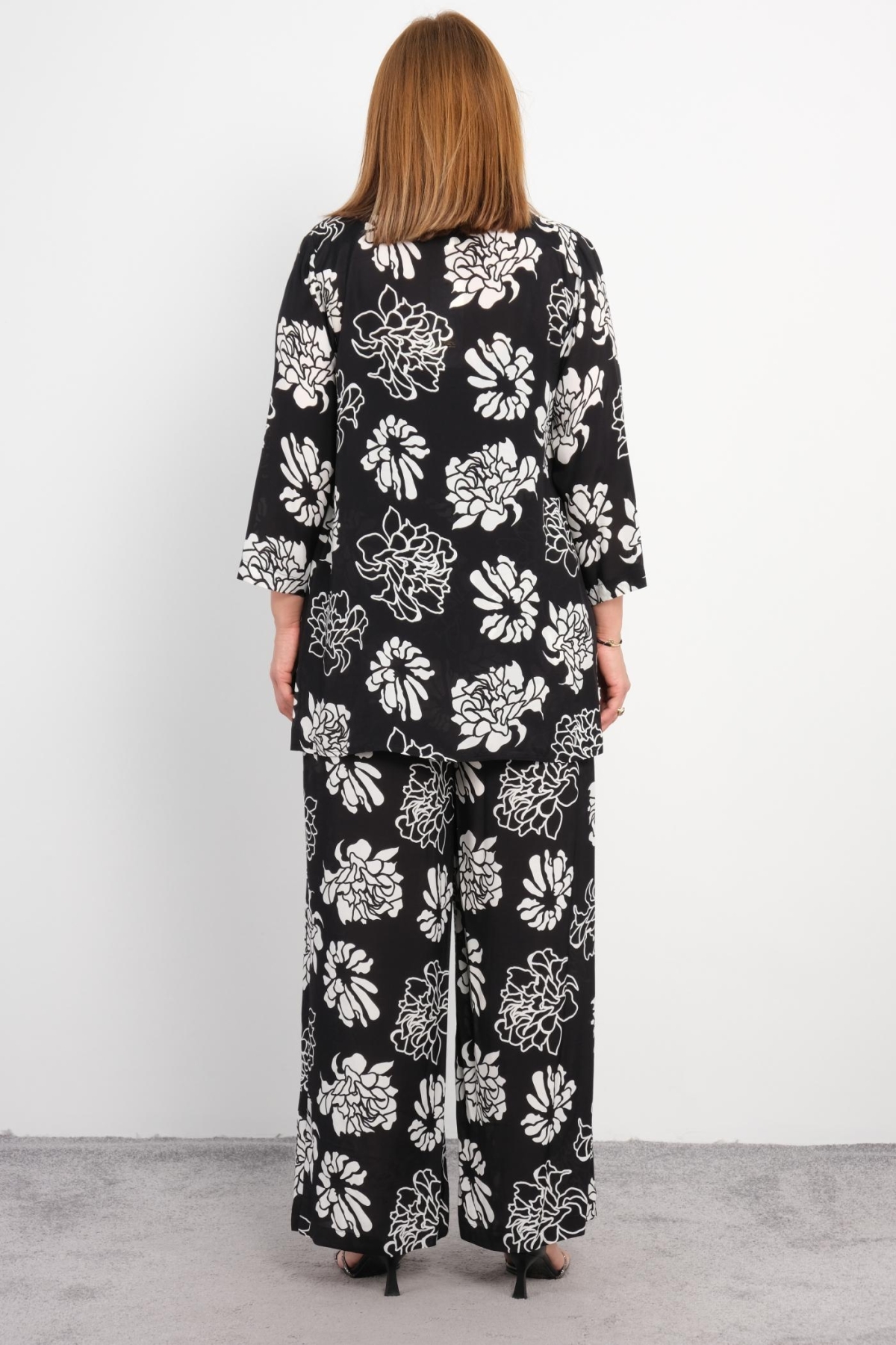 Plus Size Three-Piece Set-Black