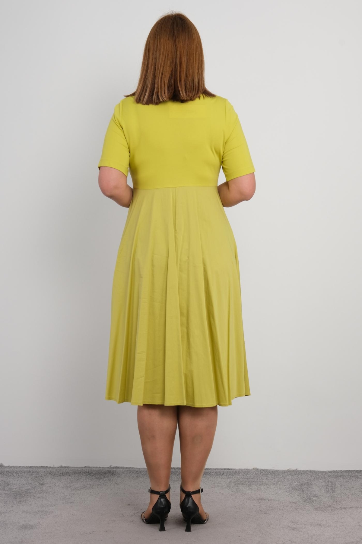 Plus Size Dress-Green