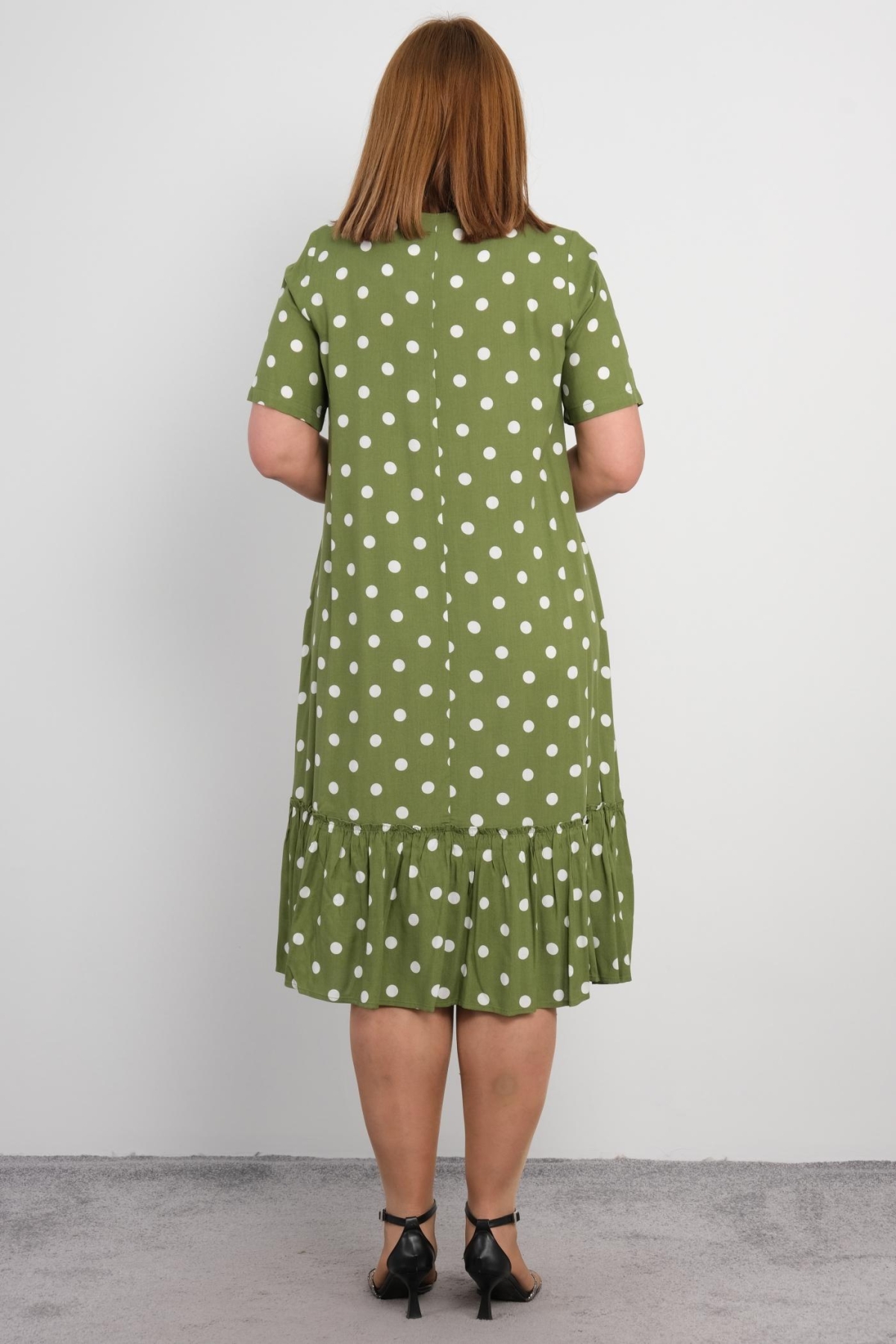 Plus Size Dress-Green