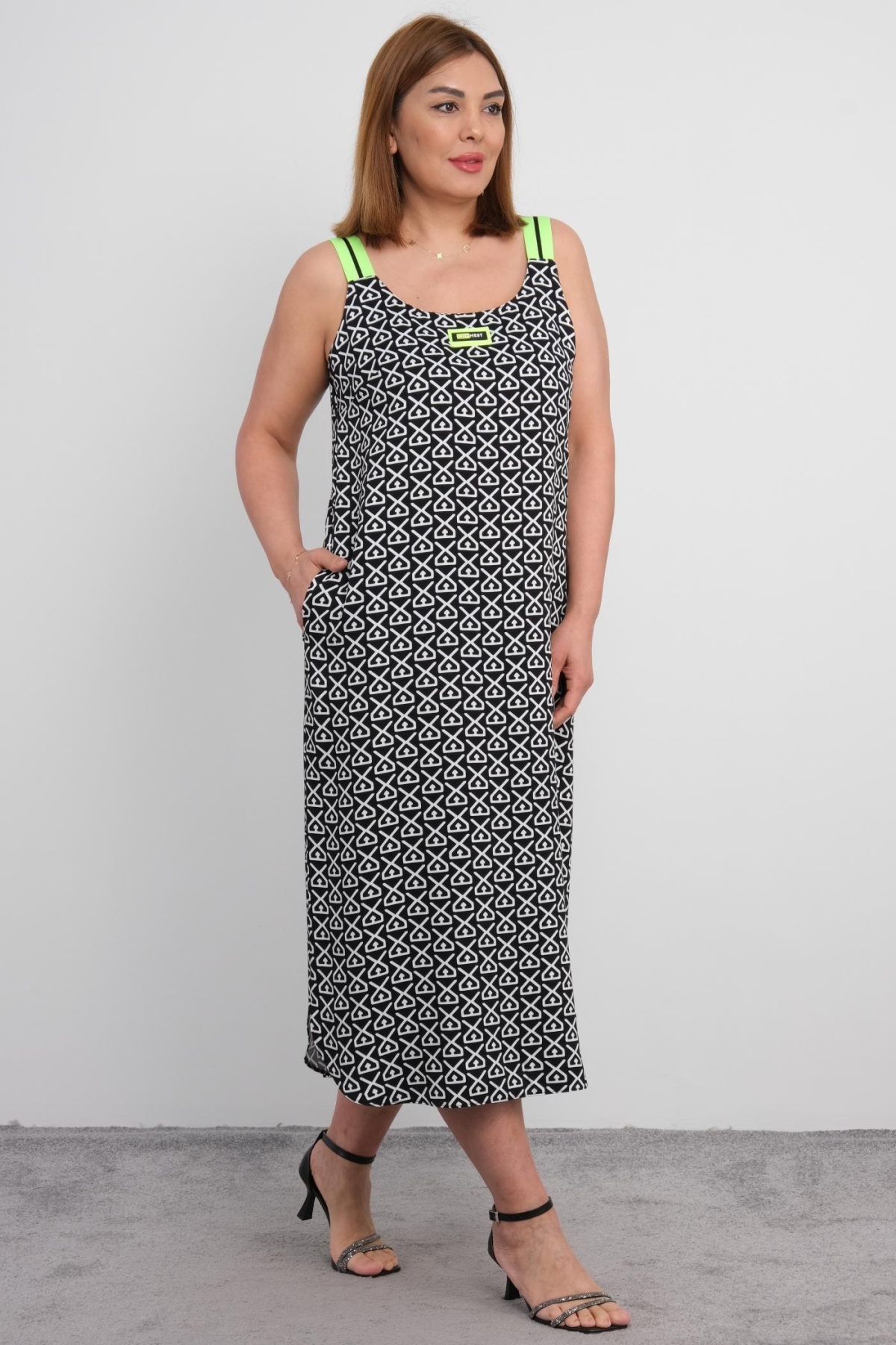 Plus Size Dress-Black