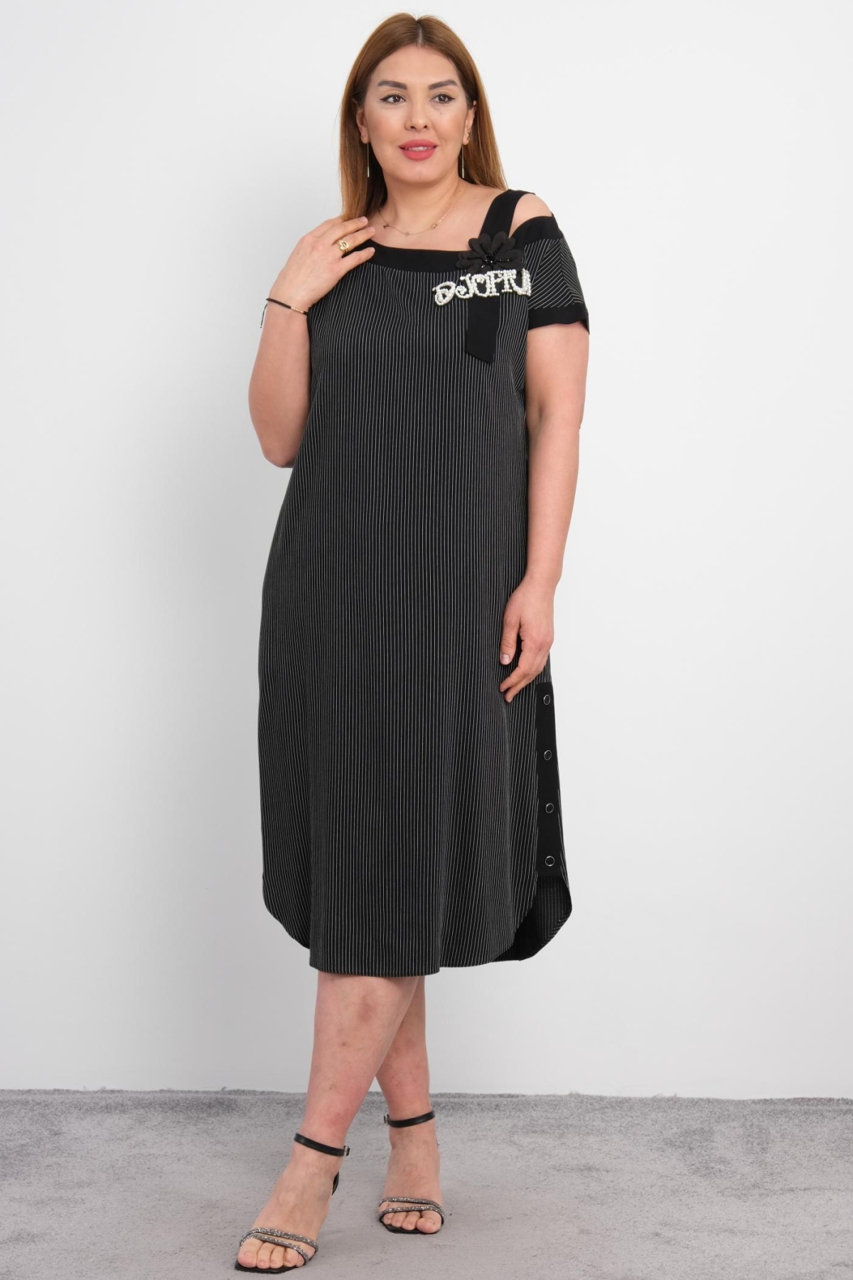 Plus Size Dress-Black