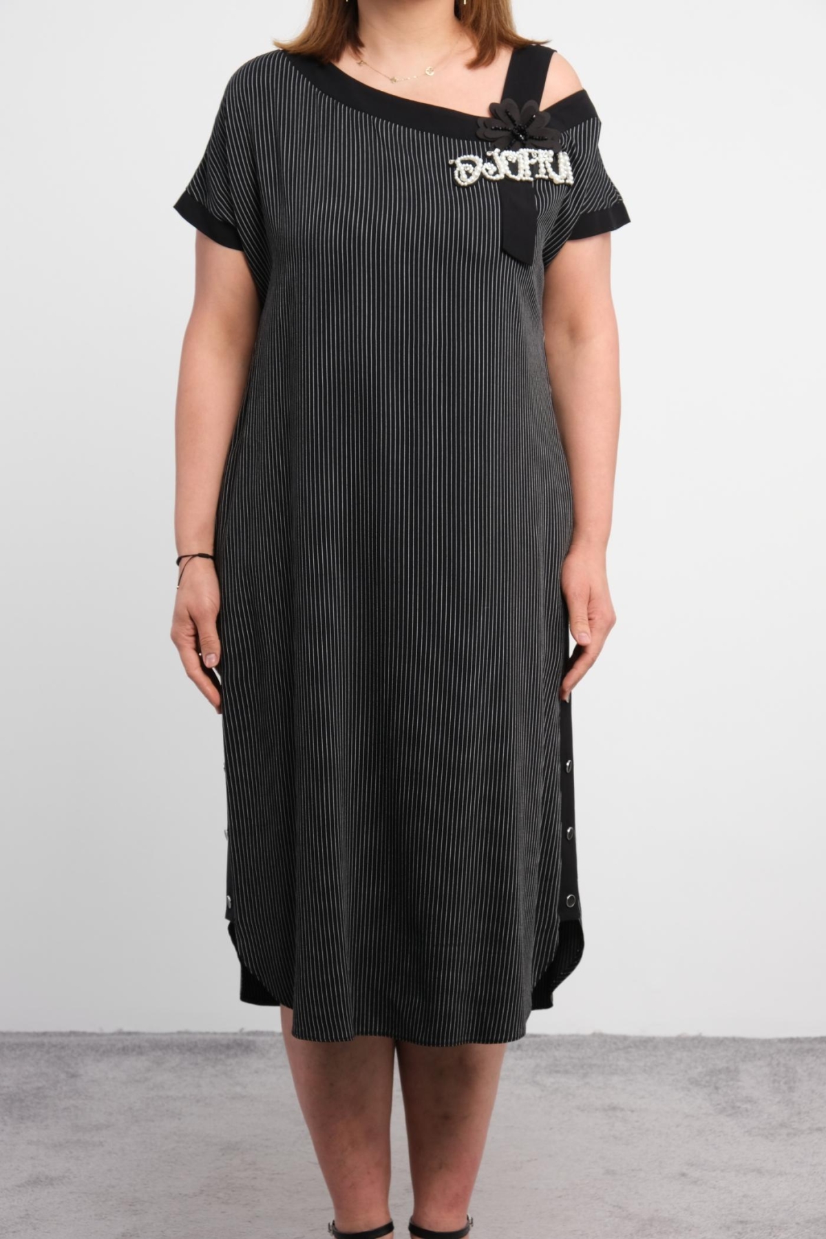 Plus Size Dress-Black