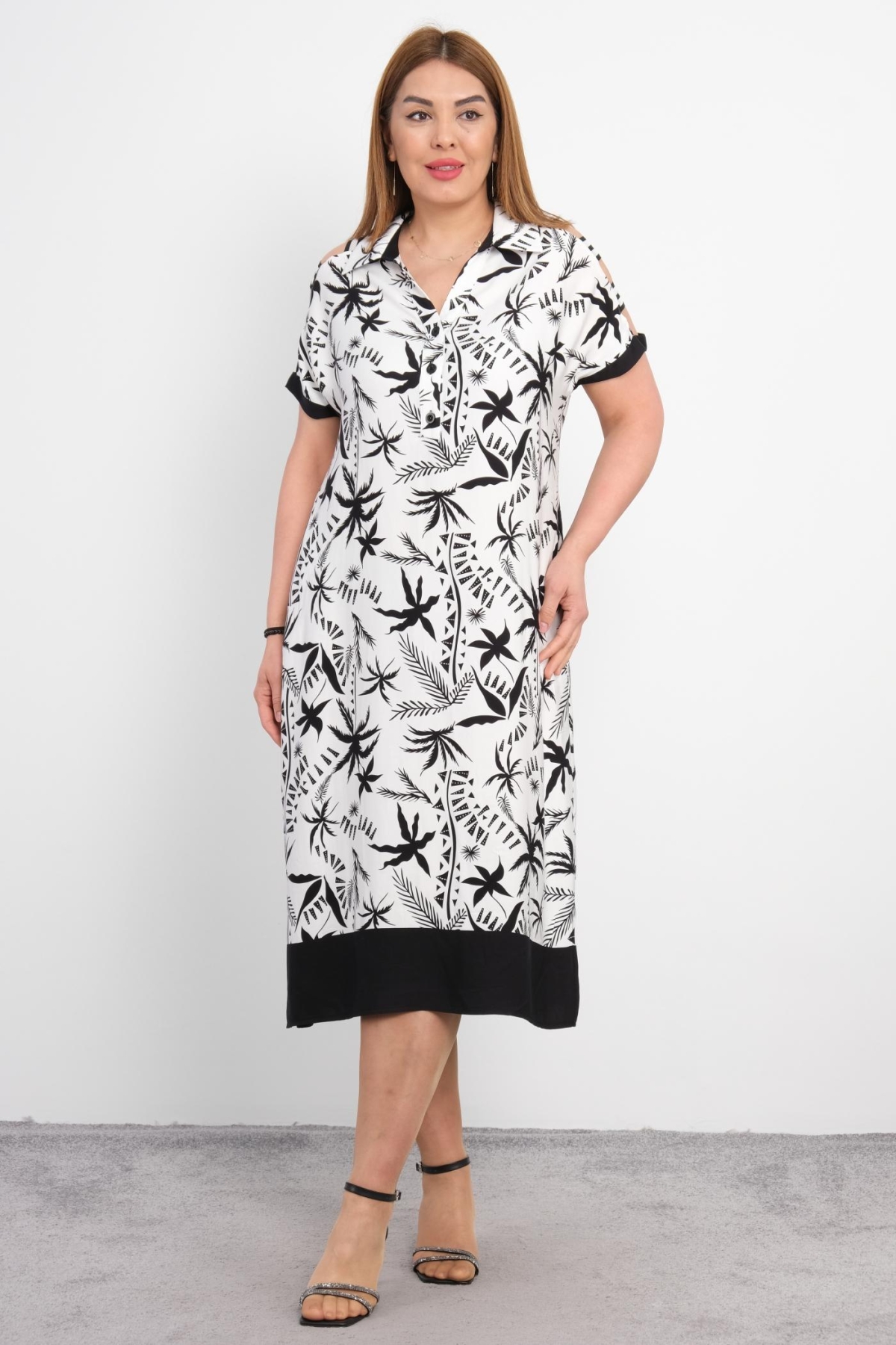 Plus Size Dress-Black