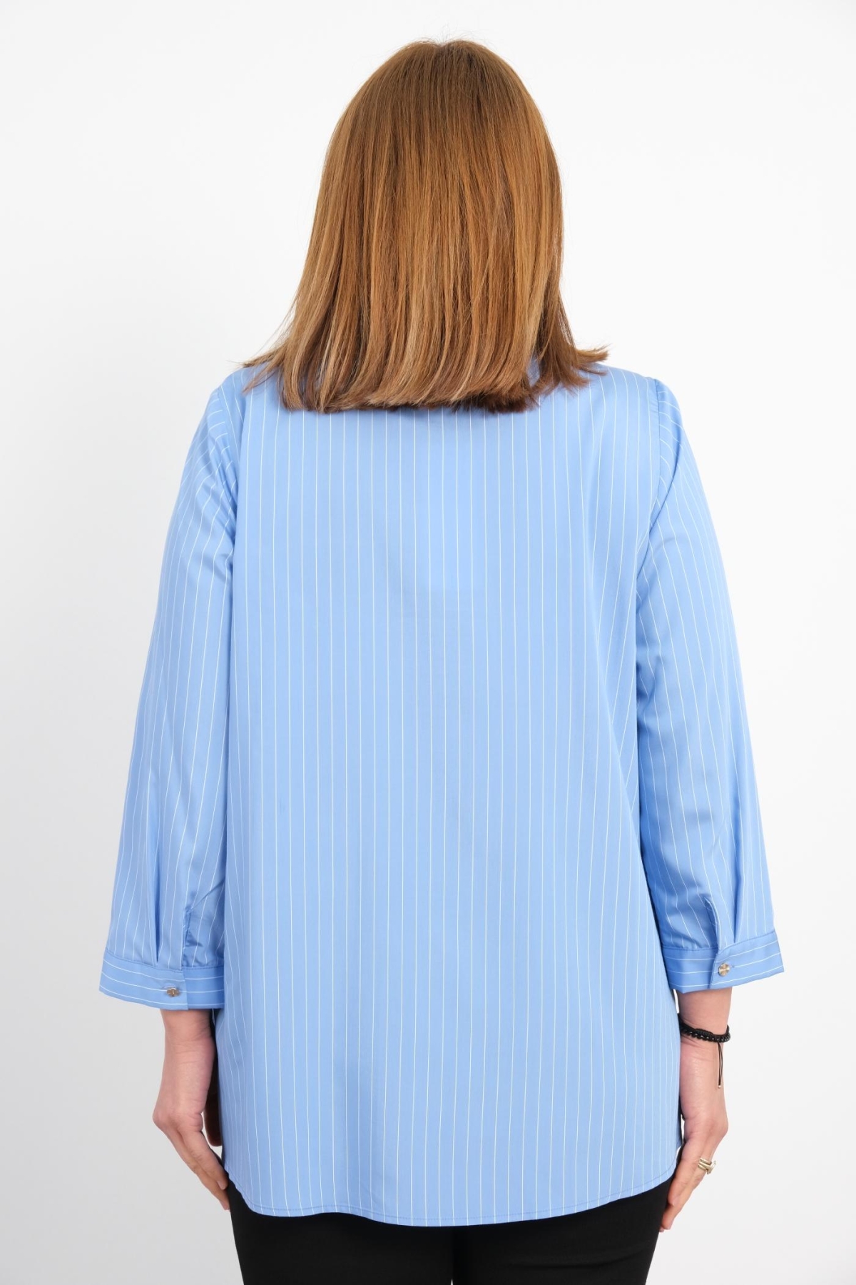 Plus Size Shirt-Blue