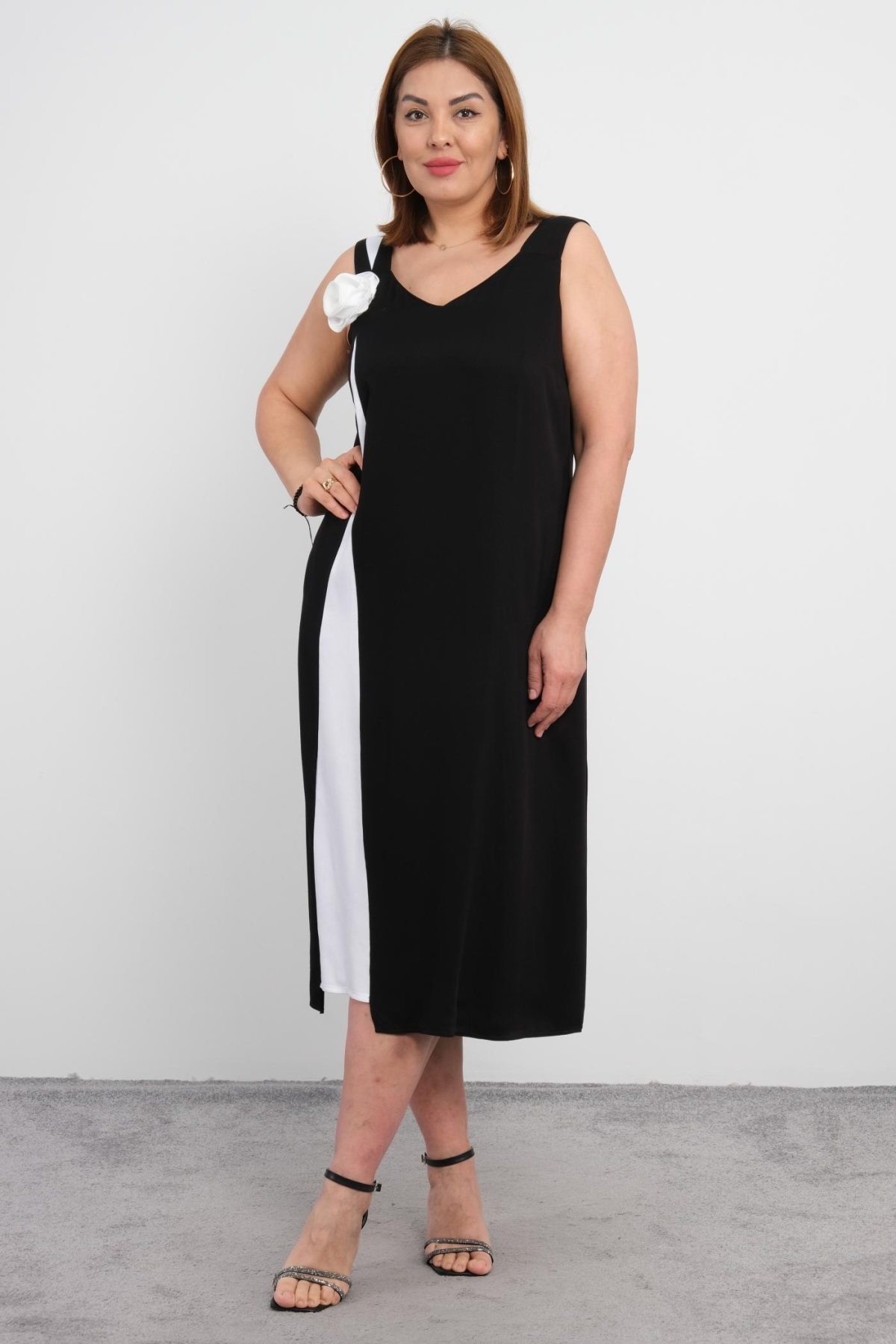 Plus Size Dress-Black