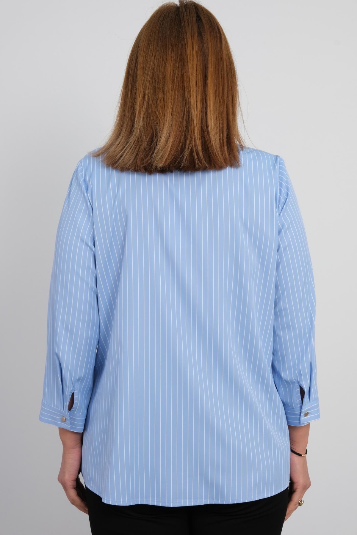 Super Plus Size Shirt-Blue