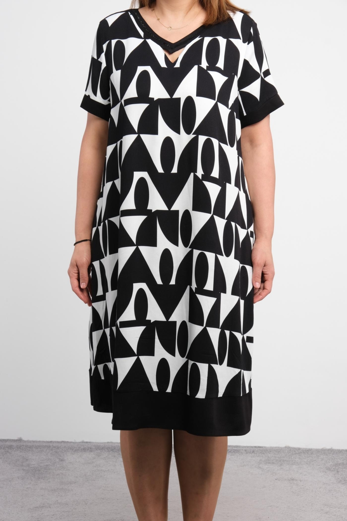 Plus Size Dress-Black