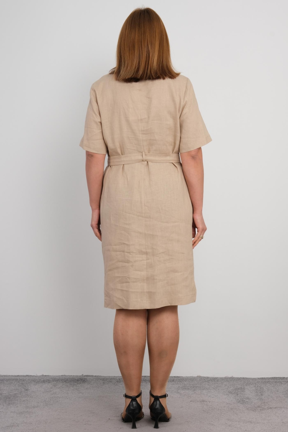 Plus Size Dress-Mink