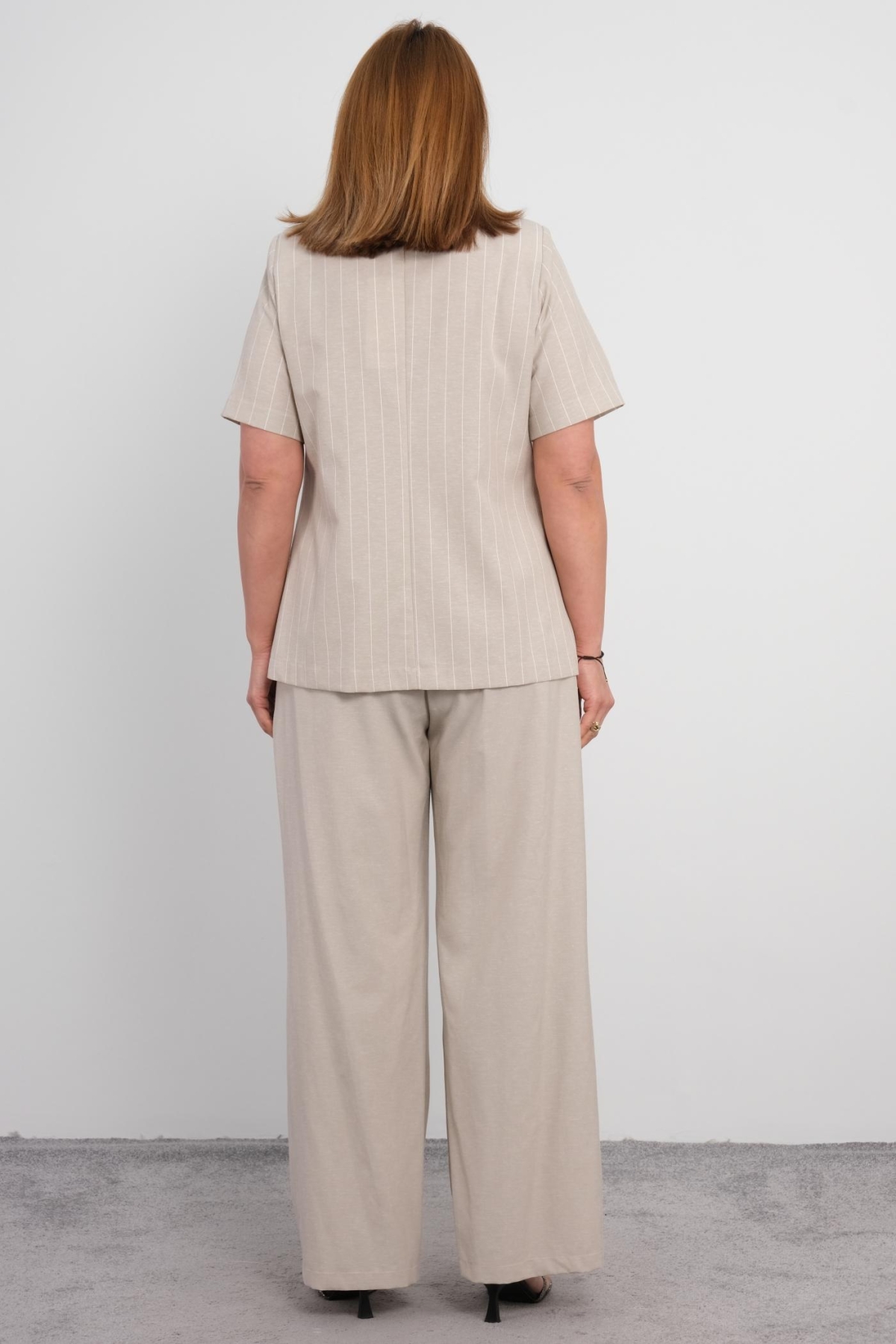 Plus Size Two-Piece Set-Mink