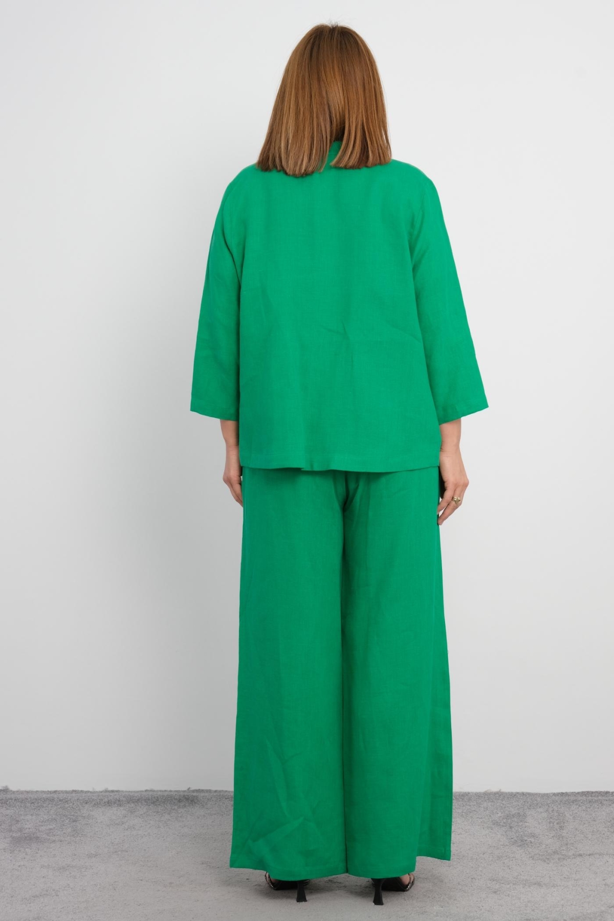 Plus Size Three-Piece Set-Green