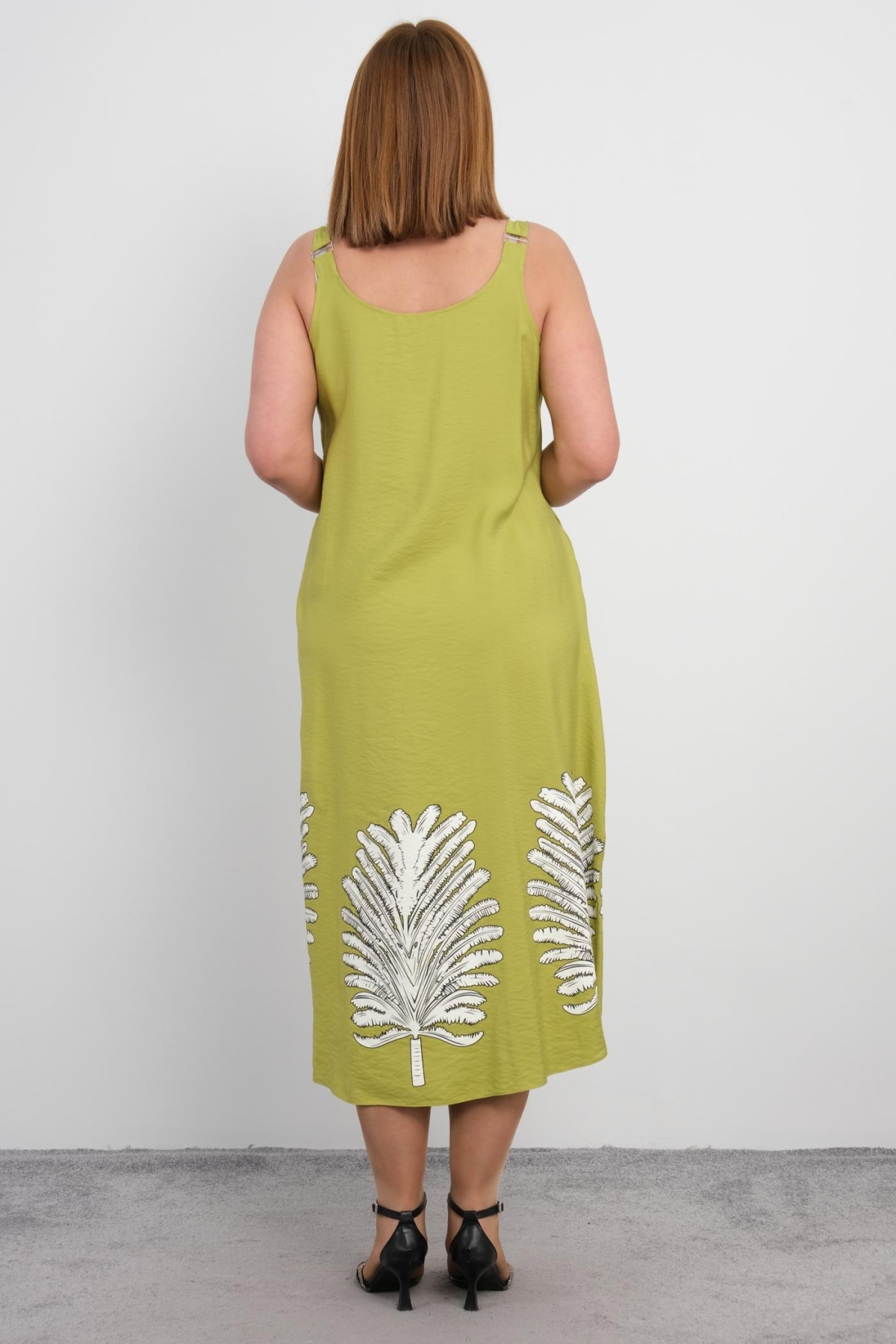 Plus Size Dress-Green
