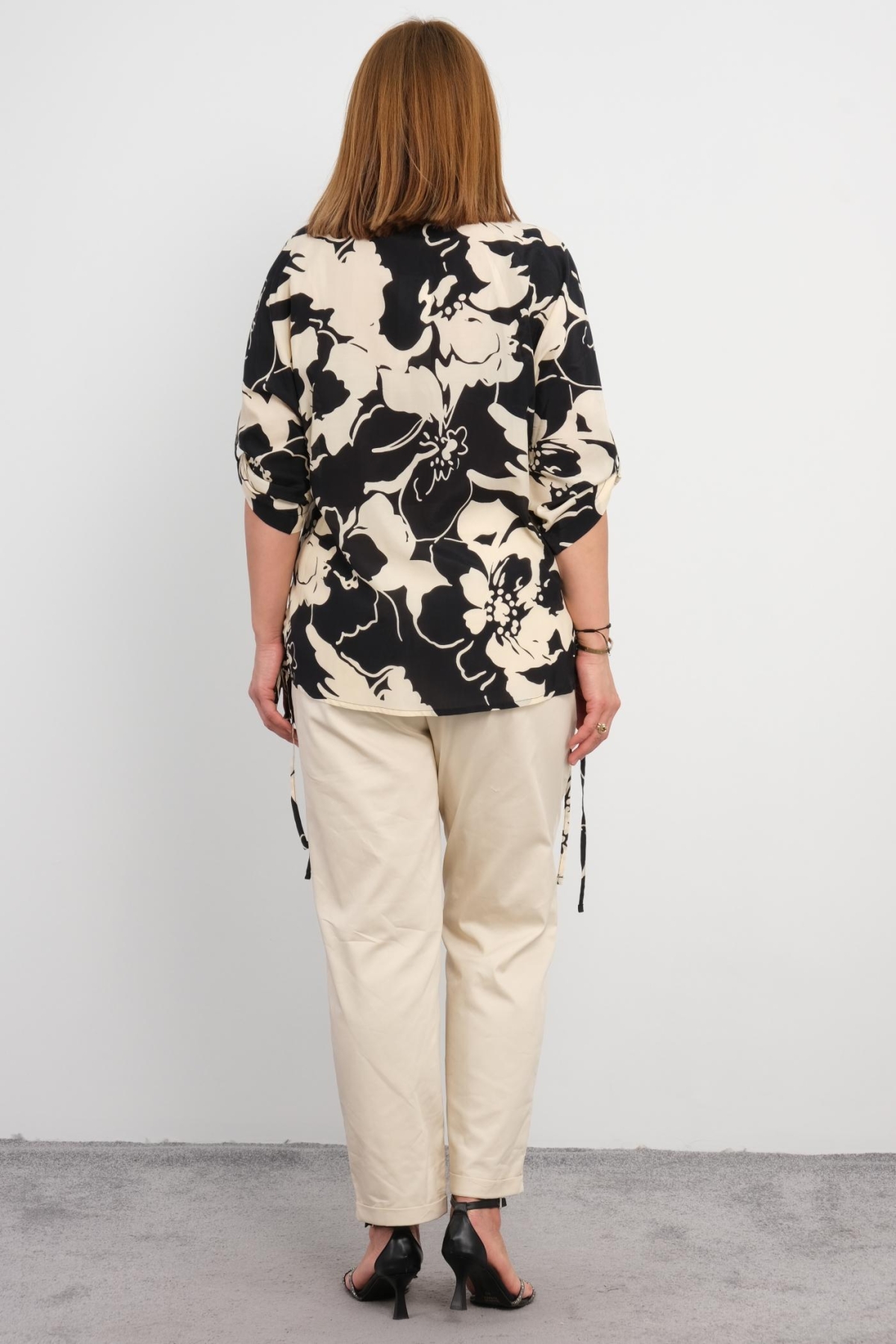 Plus Size Two-Piece Set-Black