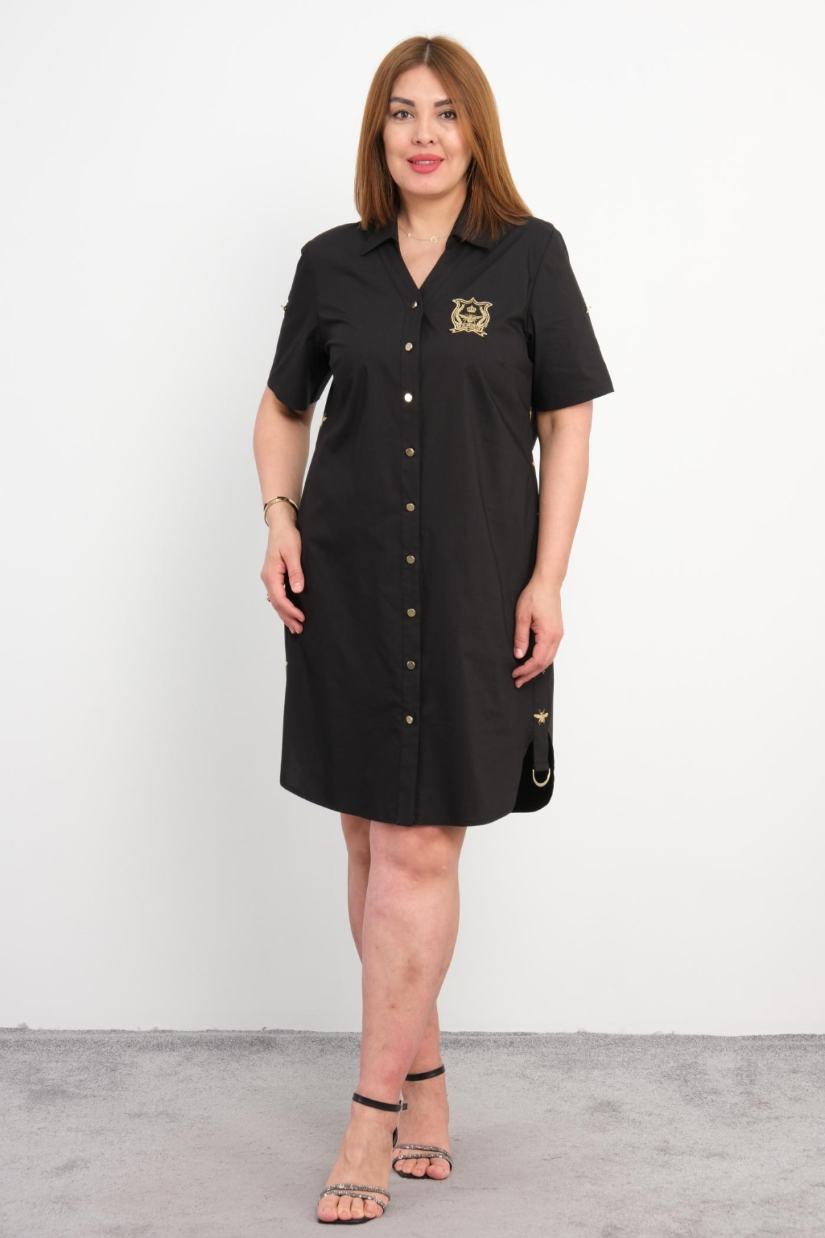 Plus Size Dress-Black