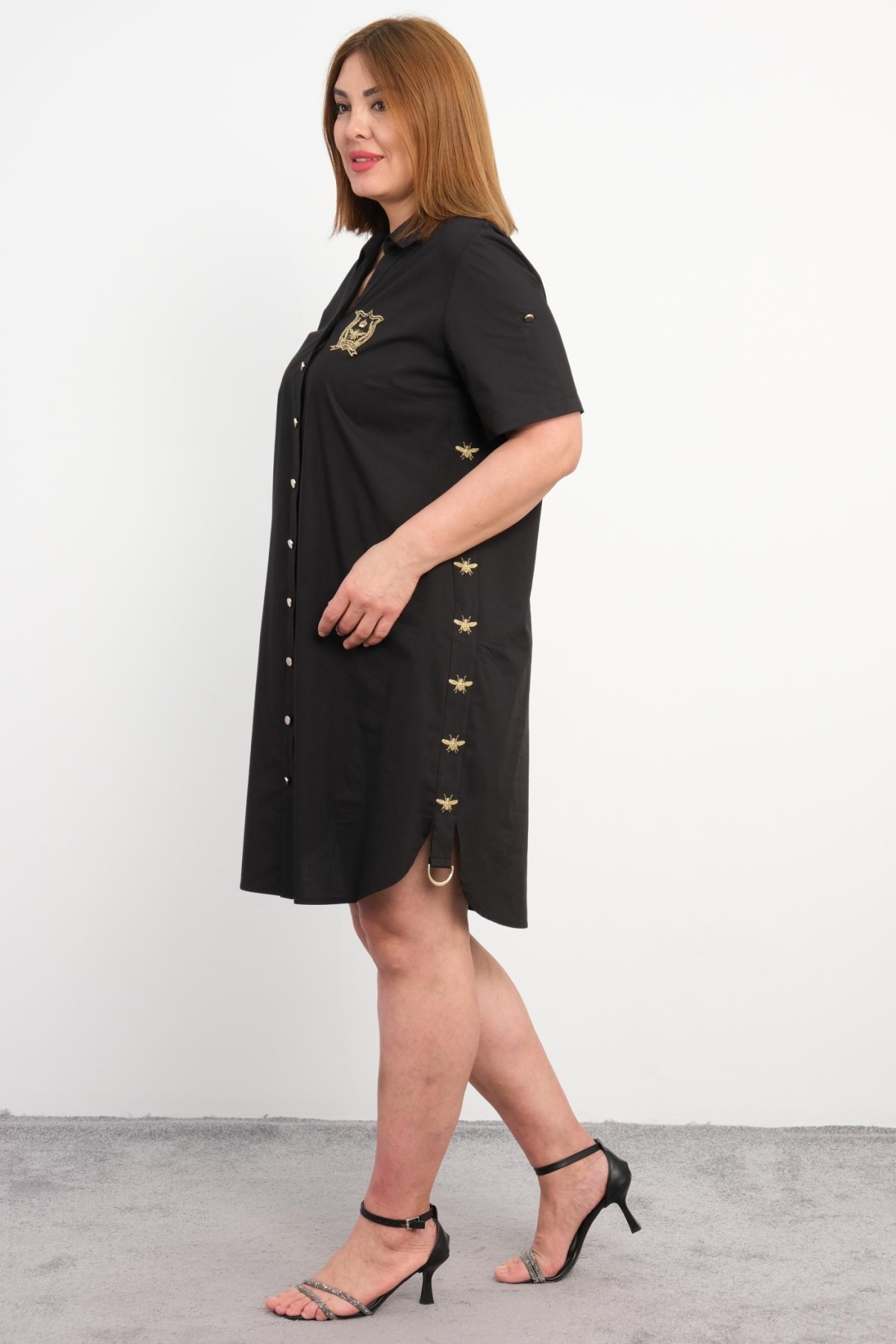 Plus Size Dress-Black
