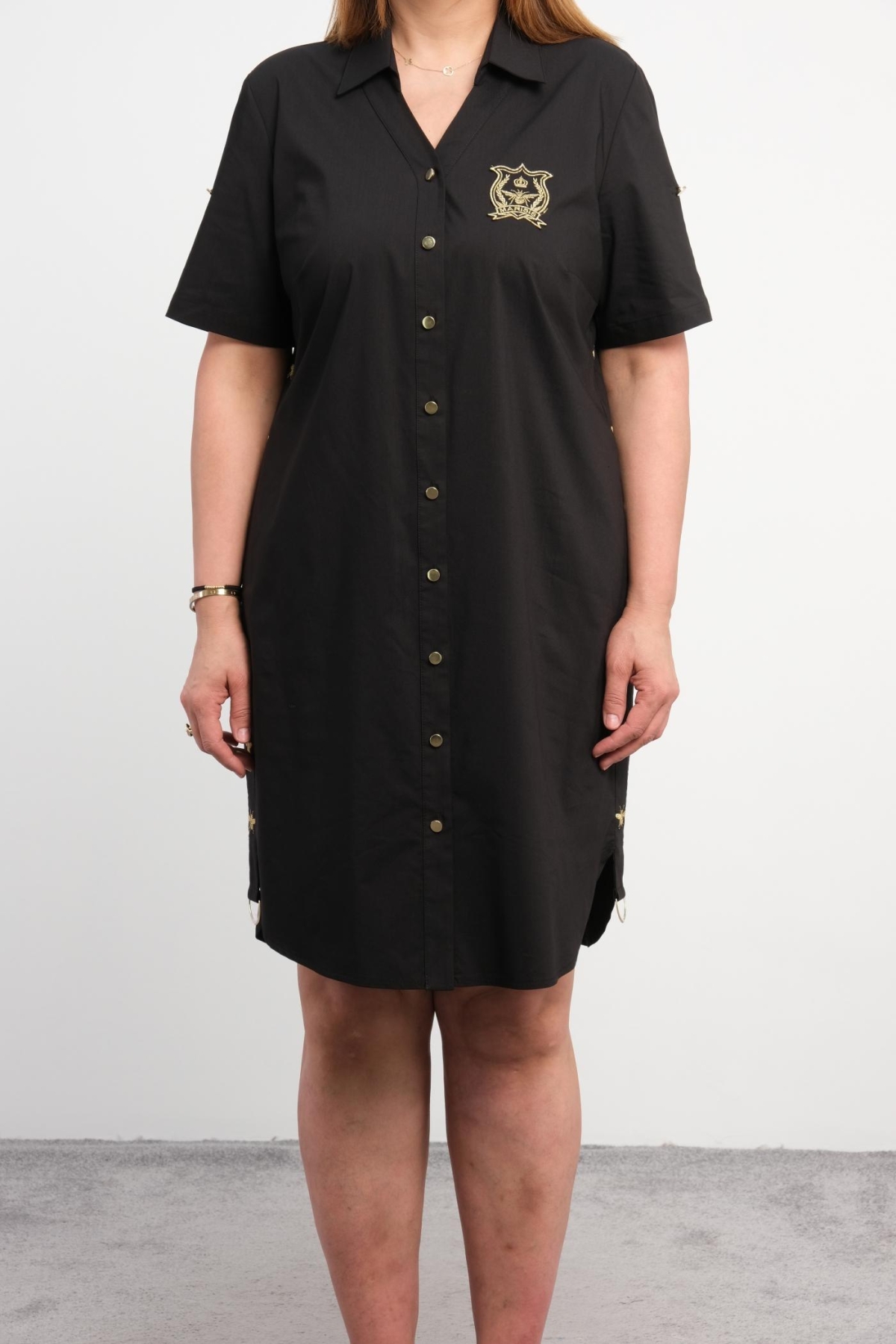 Plus Size Dress-Black