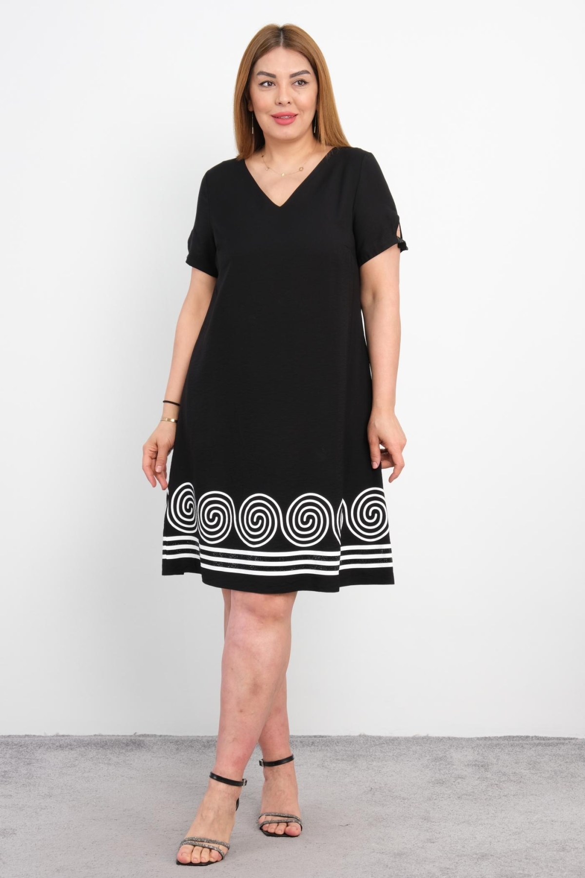 Plus Size Dress-Black