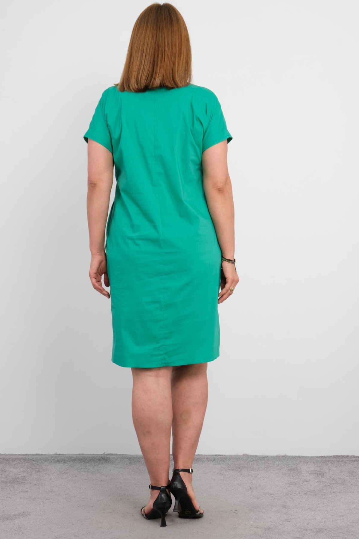 Plus Size Dress-Green