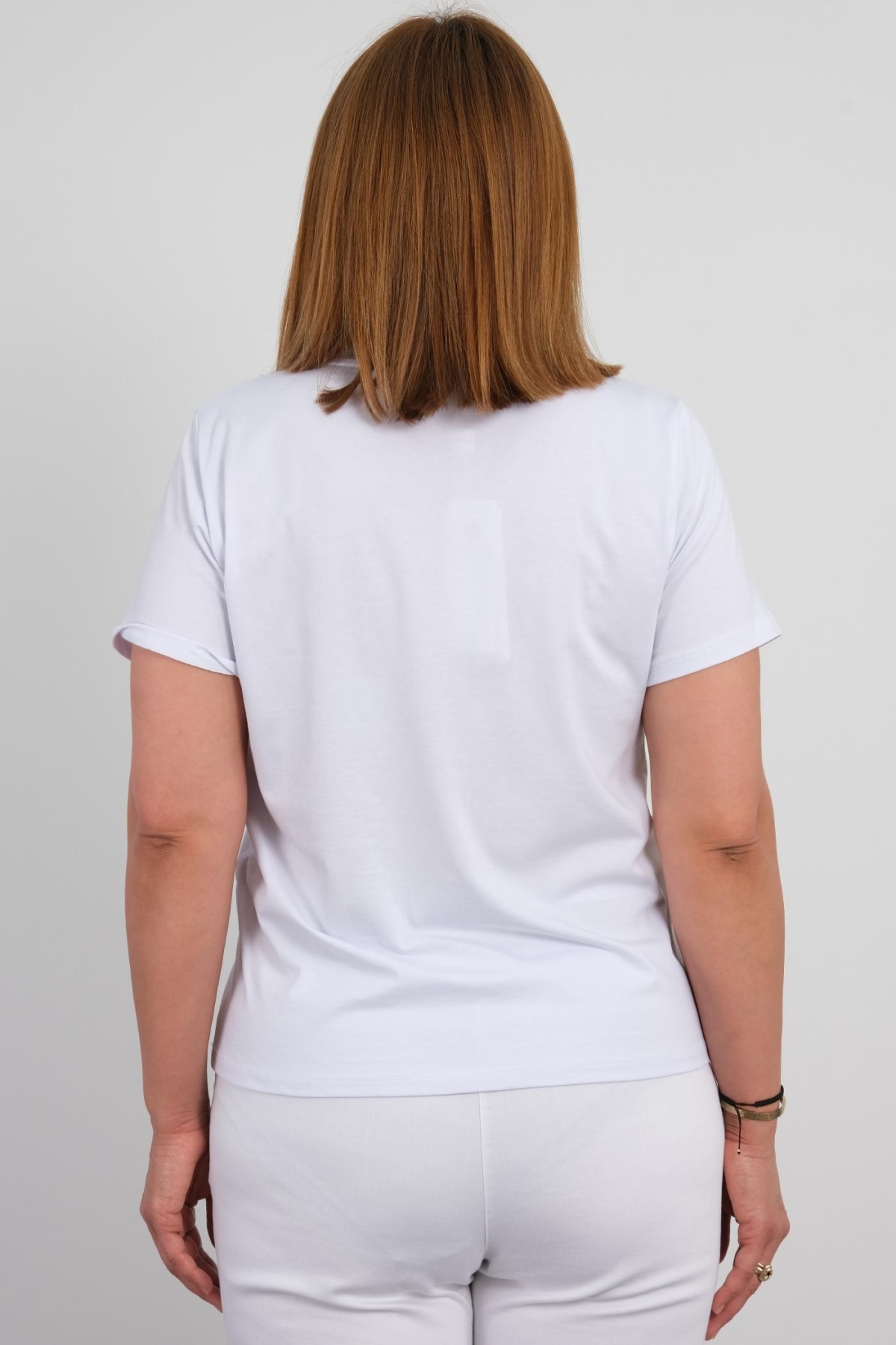 Plus Size Blouse-White