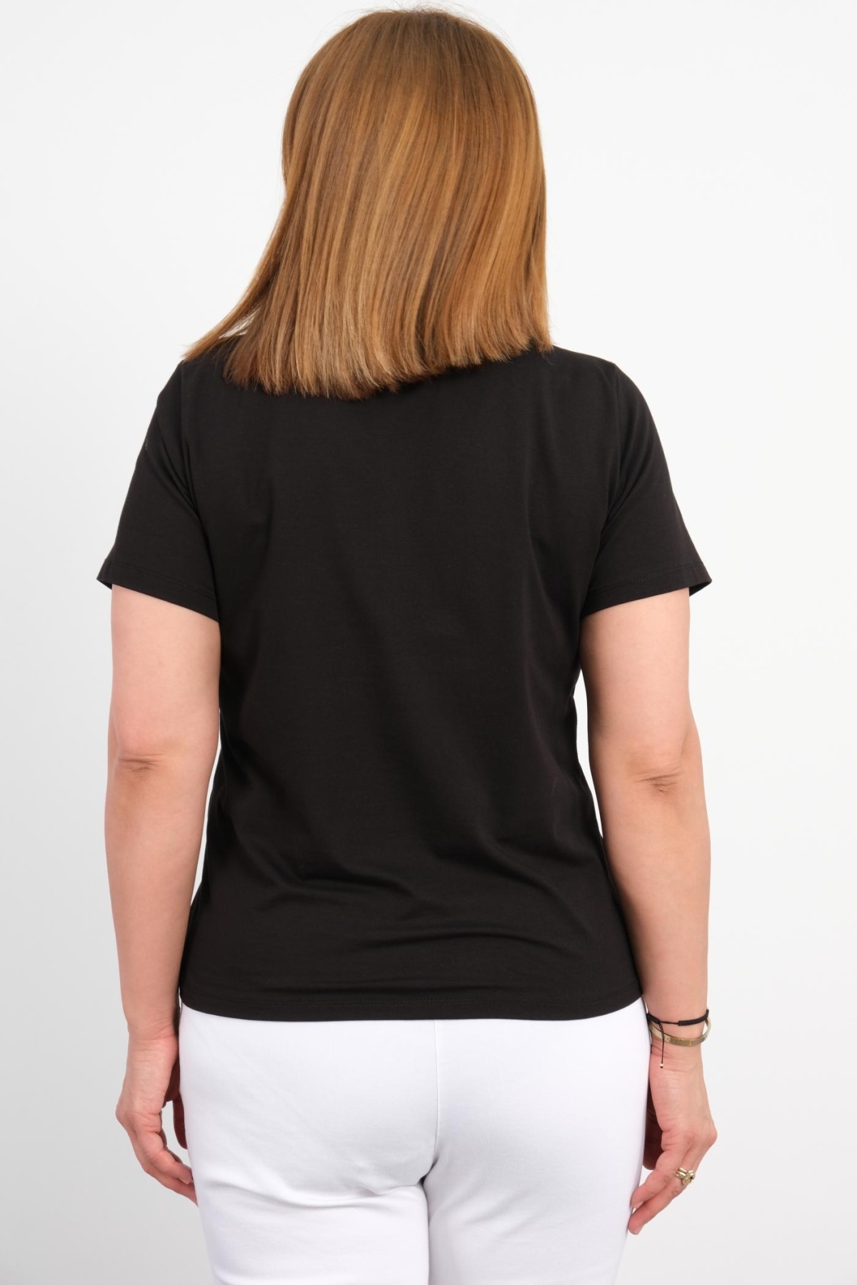 Plus Size Blouse-Black