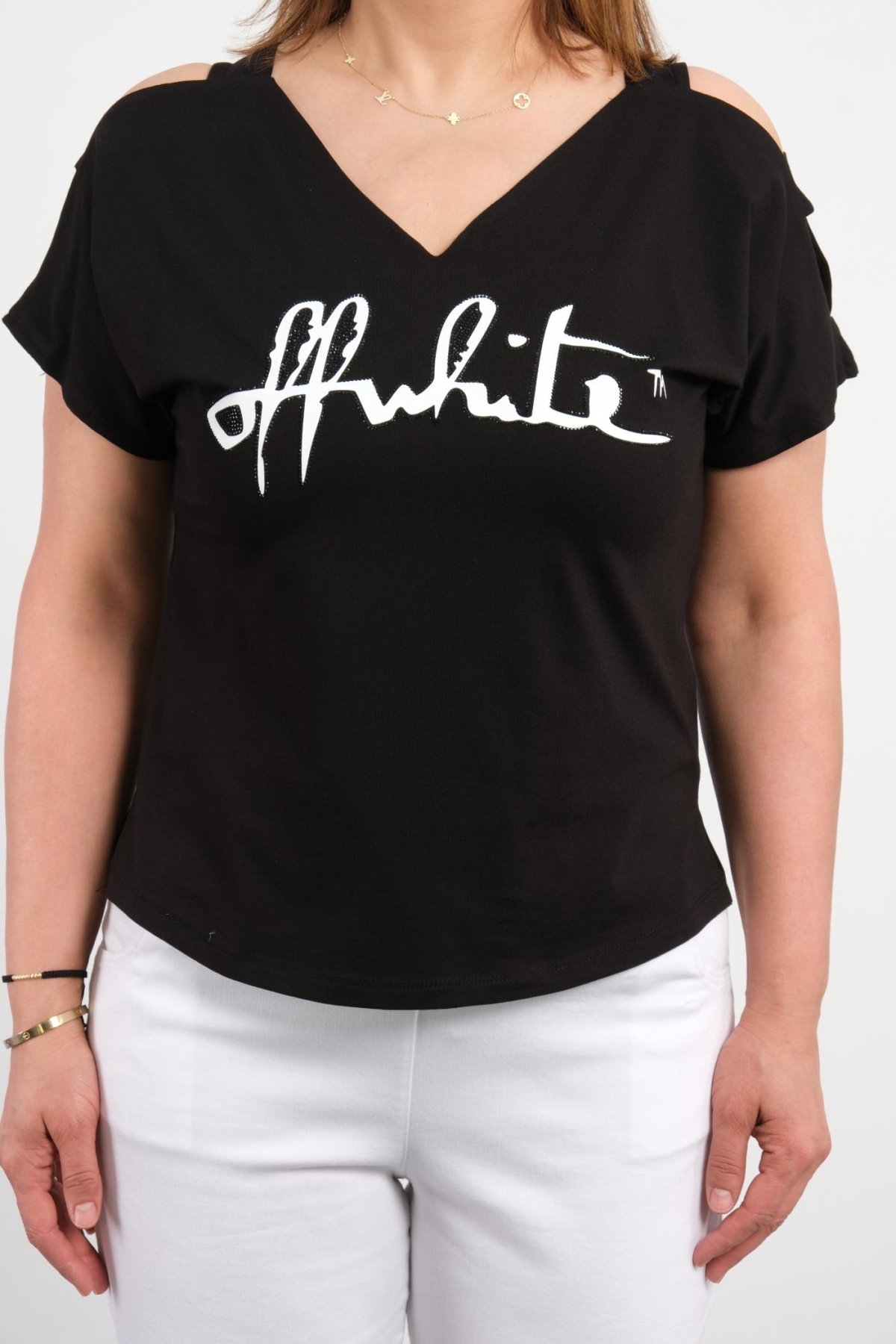 Plus Size Blouse-Black